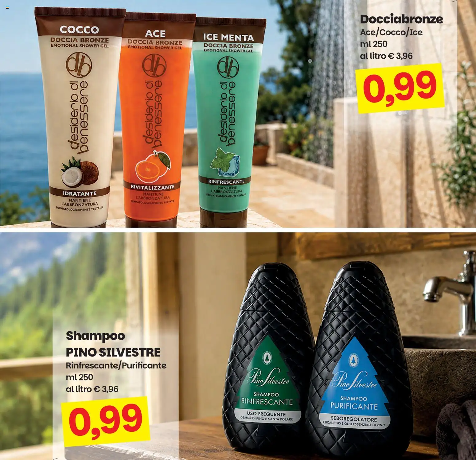 Volantino Prix del 17/07/2026 | Pagina: 8 | Prodotti: Shampoo, Olio, Menta, Doccia