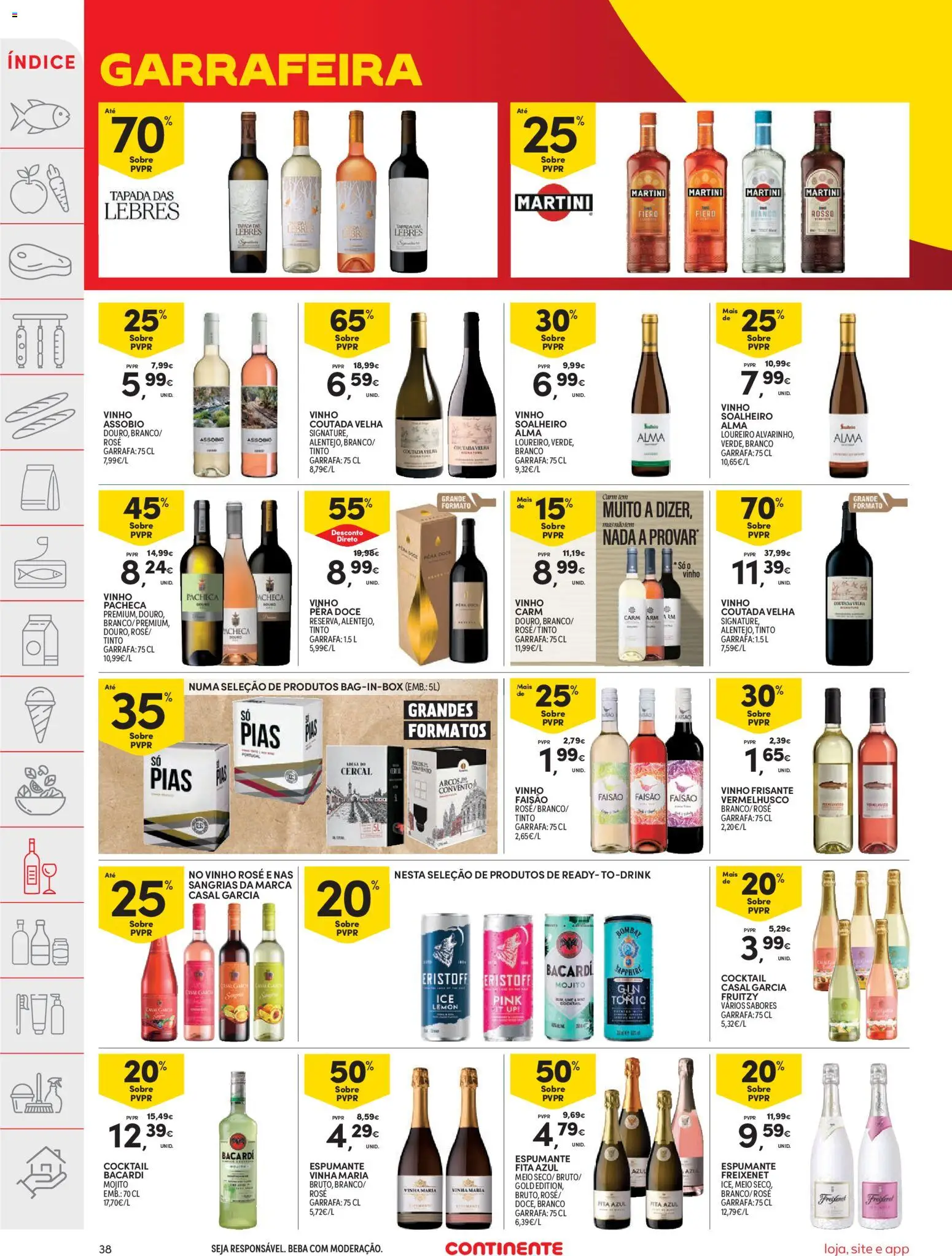 Continente folheto │ válido de 07/07/2026 | Página: 40 | Produtos: Espumante, Vinho