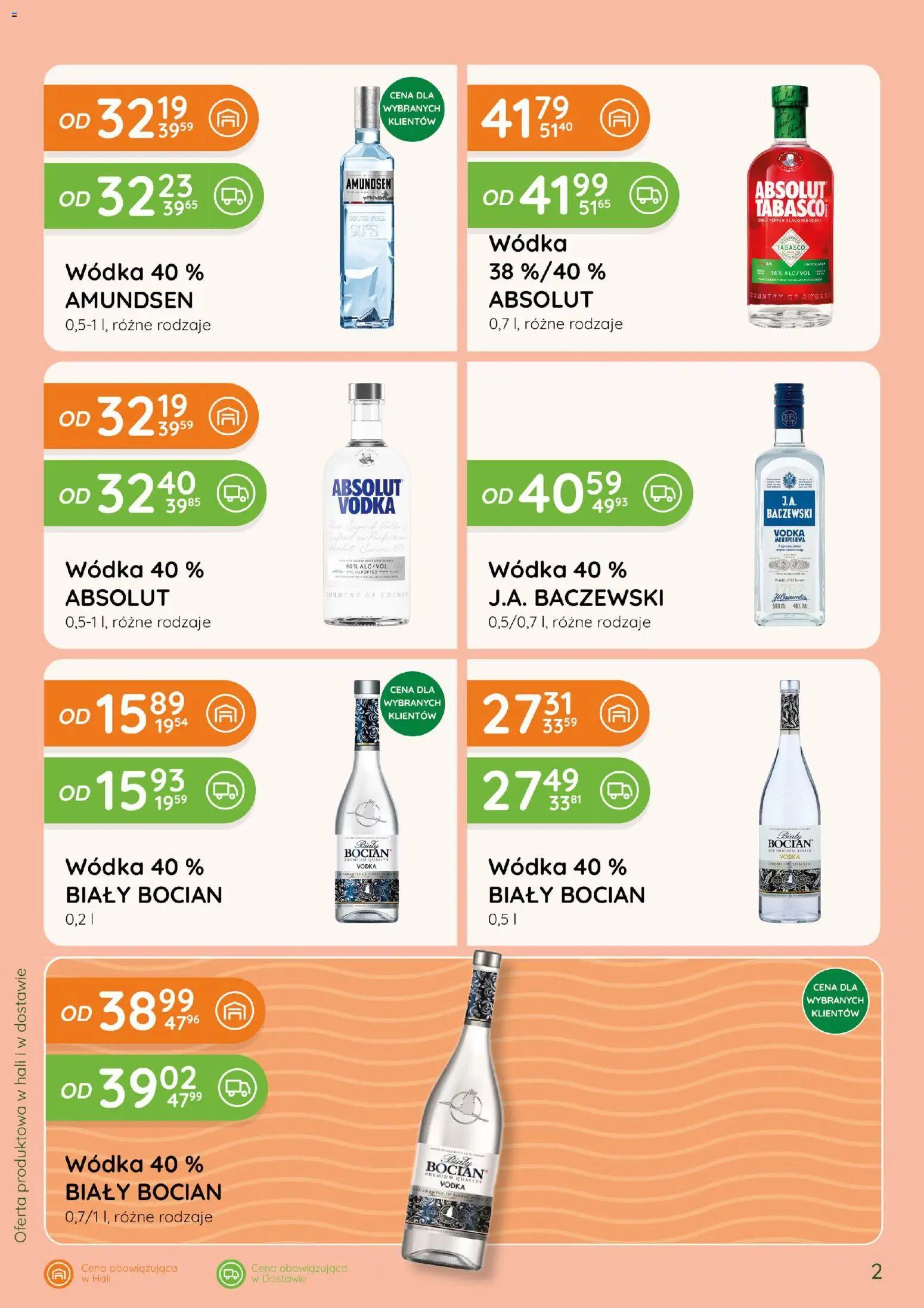 Eurocash gazetka - Katalog Alkoholowy od 01.10.2026 | Strona: 2 | Produkty: Vodka, Wódka, Biały Bocian, Bocian wódka