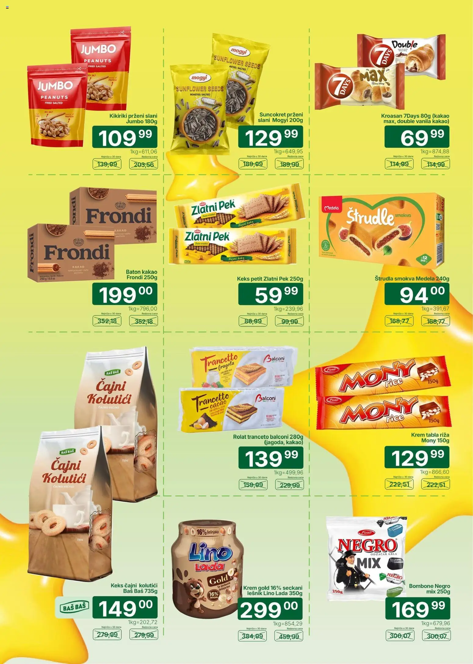 Univerexport katalog - važi od 17.08.2026 | Strana: 7 | Proizvode: Keks, So, 7days, Pecivo