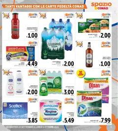 Anteprima del volantino Spazio Conad volantino valido a partire dal 22/09/2026 | Pagina: 3 | Prodotti: Acqua, Pomodoro, Pesca, Tonno