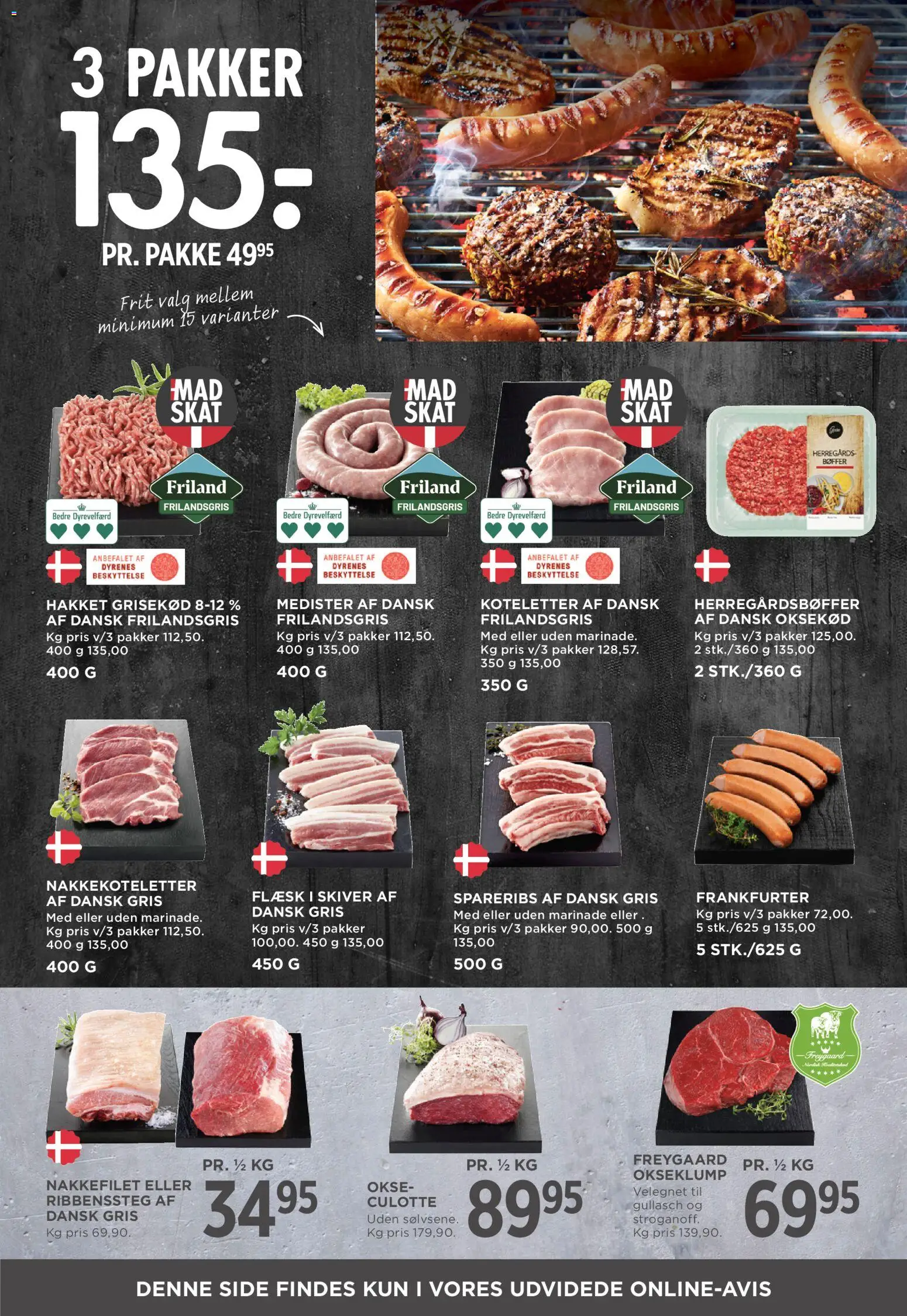 Meny tilbudsavis – gyldig fra 08.05.2026 | Side: 20 | Produkter: Bøffer, Koteletter, Oksekød, Spareribs