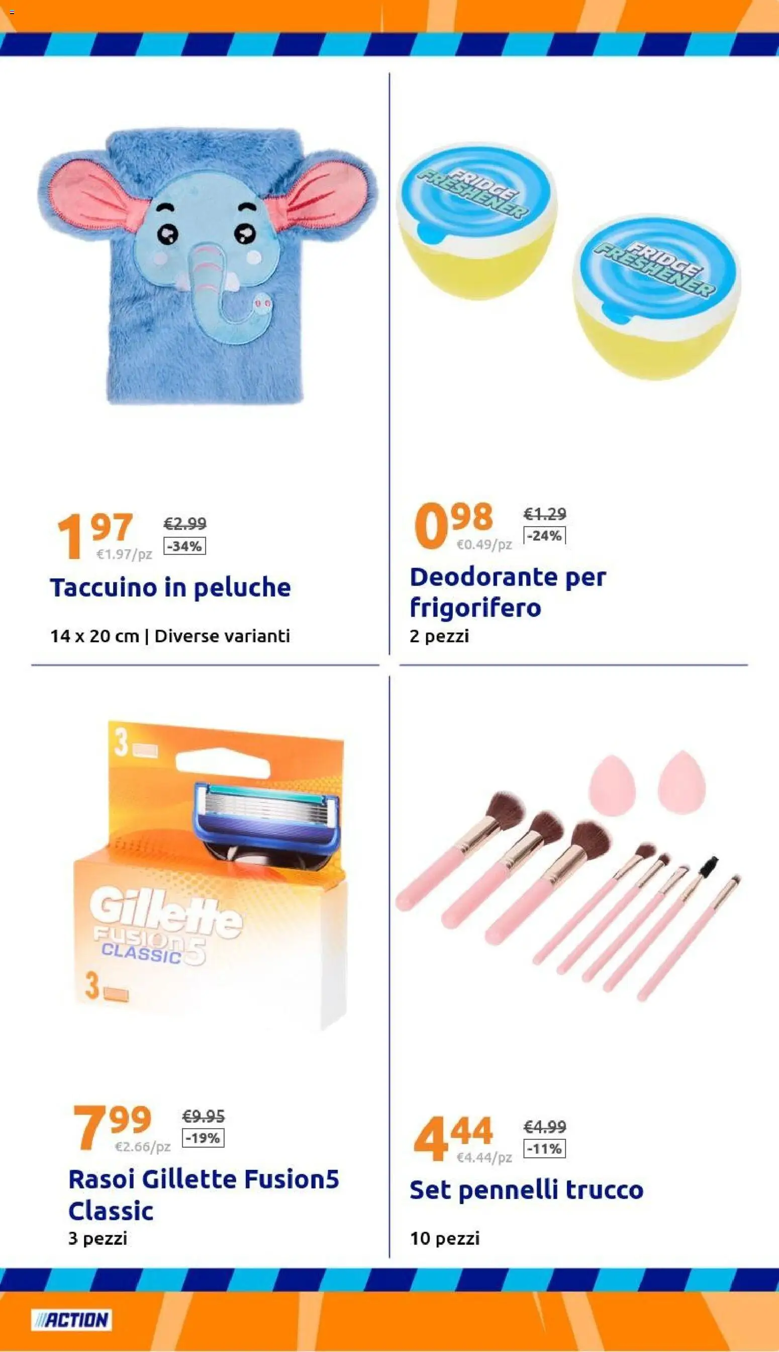 Volantino Action del 06.05.2026 | Pagina: 27 | Prodotti: Peluche, Deodorante, Frigorifero, Trucco