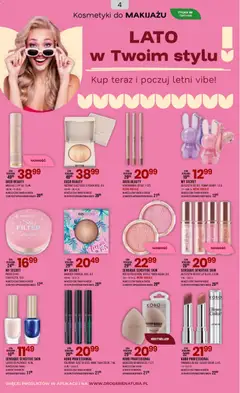 Pogląd oferty "ROZŚWIETLACZ GOLD & PEACH ROSE, 8 G, A gold and peach rose highlighter, 8g." - ważna od 03.06.2026 | Strona: 4 | Produkty: Kosmetyki, Pomadka, Bronzer, Róż