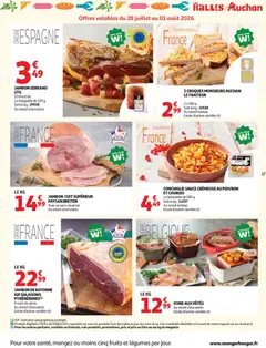 Auchan folder / publicité - Voorbeeld van een folder van Auchan, geldig van 28/07/2026 | Pagina: 17