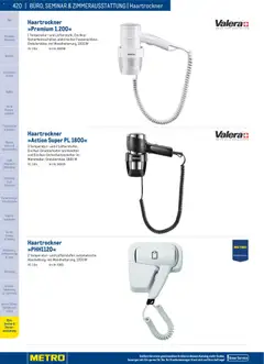 Metro angebote Gastro Non-Food Katalog ab 01.01.2026 gültig | Seite: 420 | Produkte: Bekleidung, Eis, Haartrockner