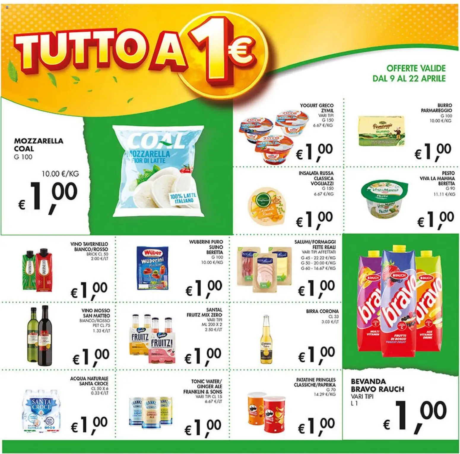 Volantino Coal del 09.04.2026 | Pagina: 2 | Prodotti: Yogurt greco, Yogurt, Suino, Latte