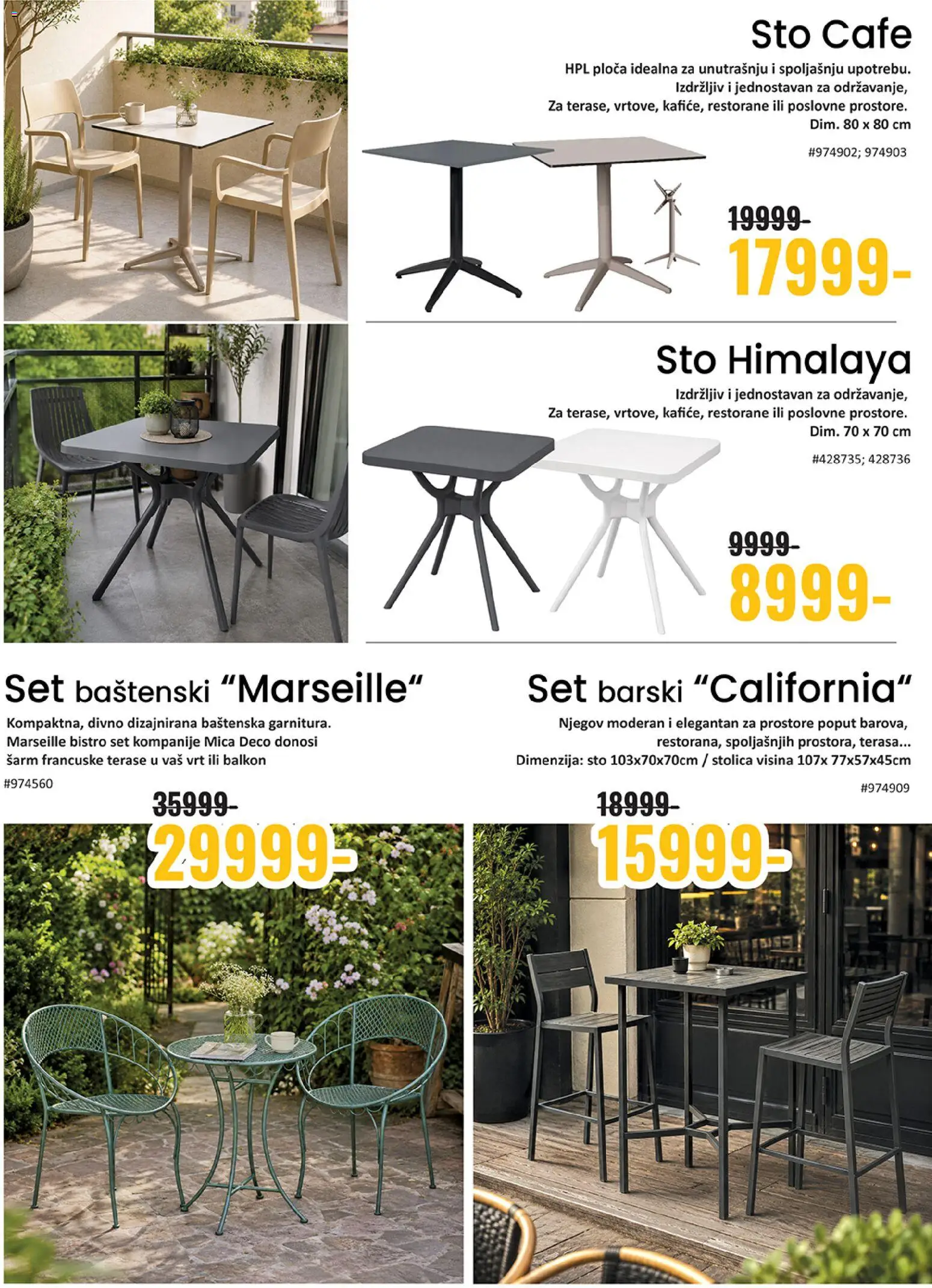 Uradi Sam katalog - važi od 21.05.2026 | Strana: 3 | Proizvode: Sto, Stolica