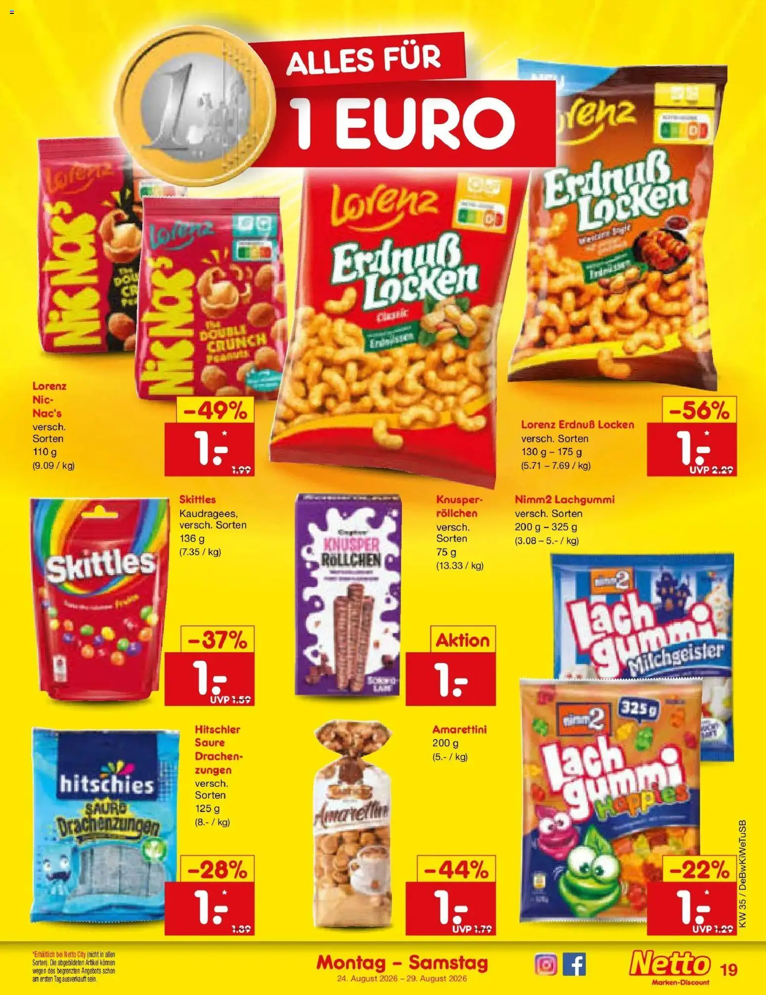 Netto Marken-Discount Prospekt Sindelfingen (ab 24.08.2026) » Angebote | Seite: 29