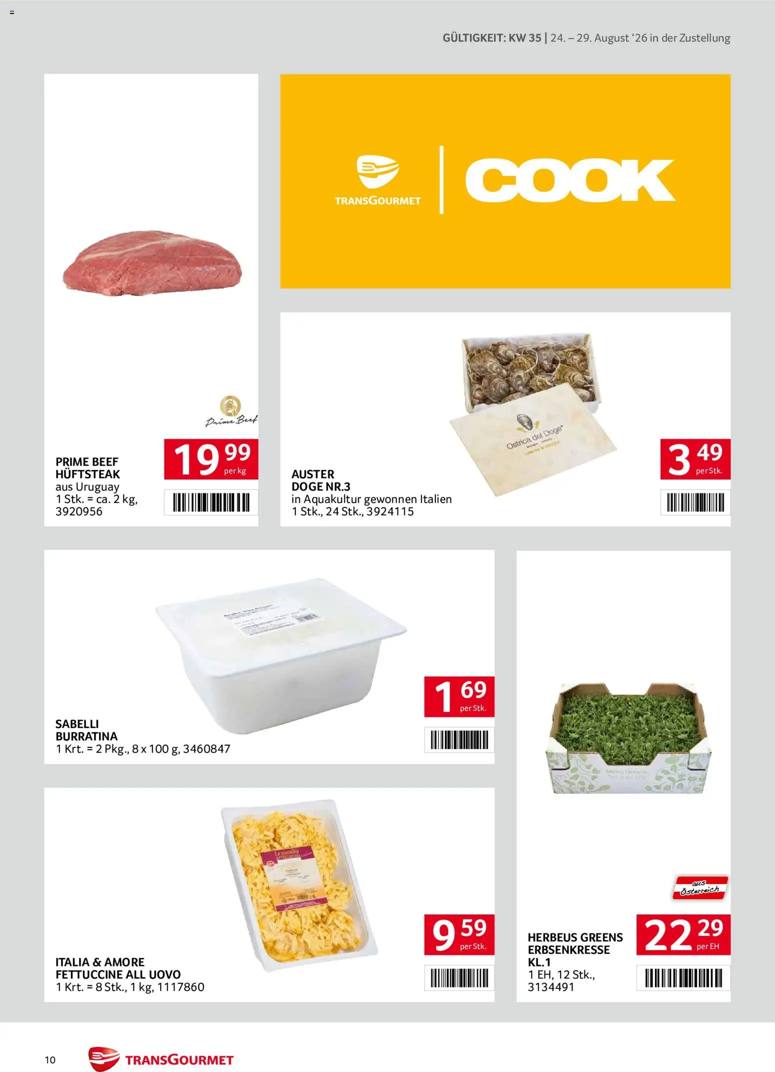 Transgourmet Zustellaktion gültig ab 24.08.2026 | Seite: 10