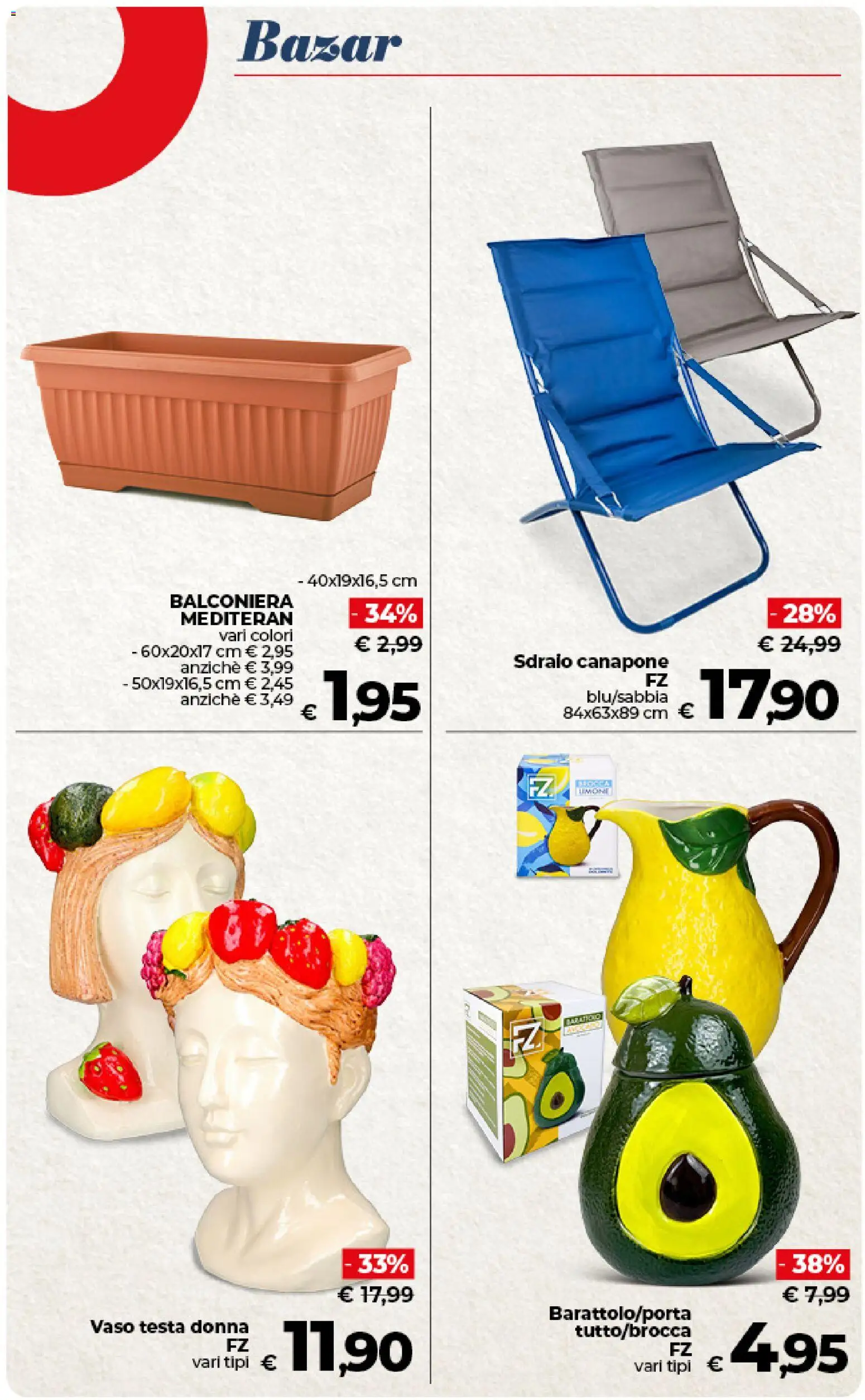 Volantino COOP del 09.06.2026 | Pagina: 47 | Prodotti: Sdraio, Vaso