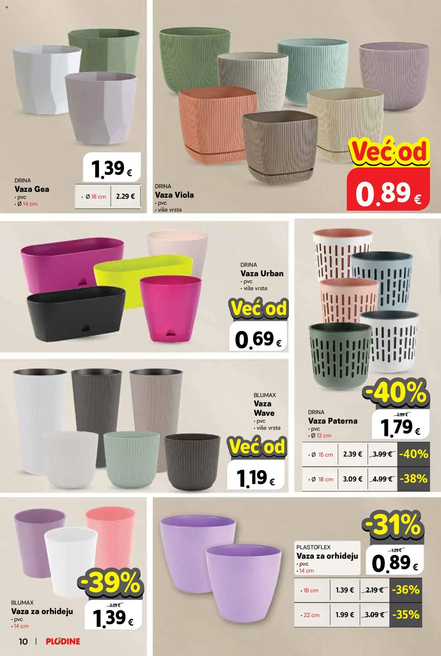 Plodine katalog | vrijedi od 11.03.2026 | Stranica: 10 | Proizvodi: Vaza
