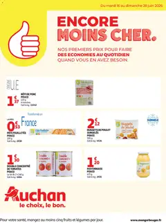 Auchan - Prévisualisation de Auchan Petits prix marque Pouce valide à partir de 16.06.2026
