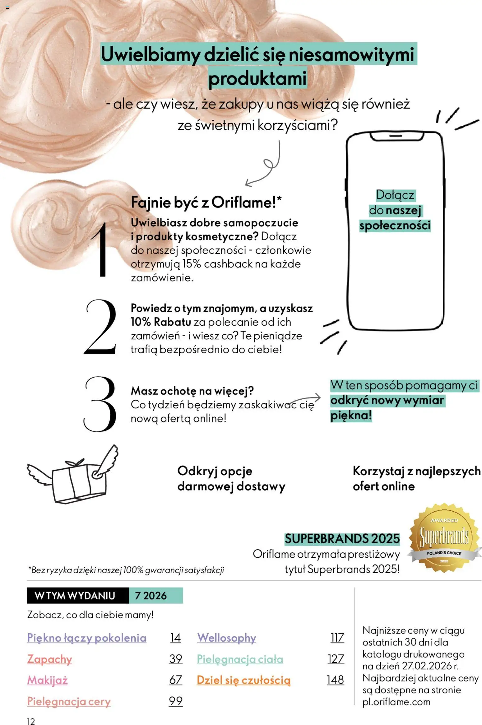 Oriflame Katalog 7 2026 od 06.05.2026 | Strona: 12 | Produkty: Makijaż