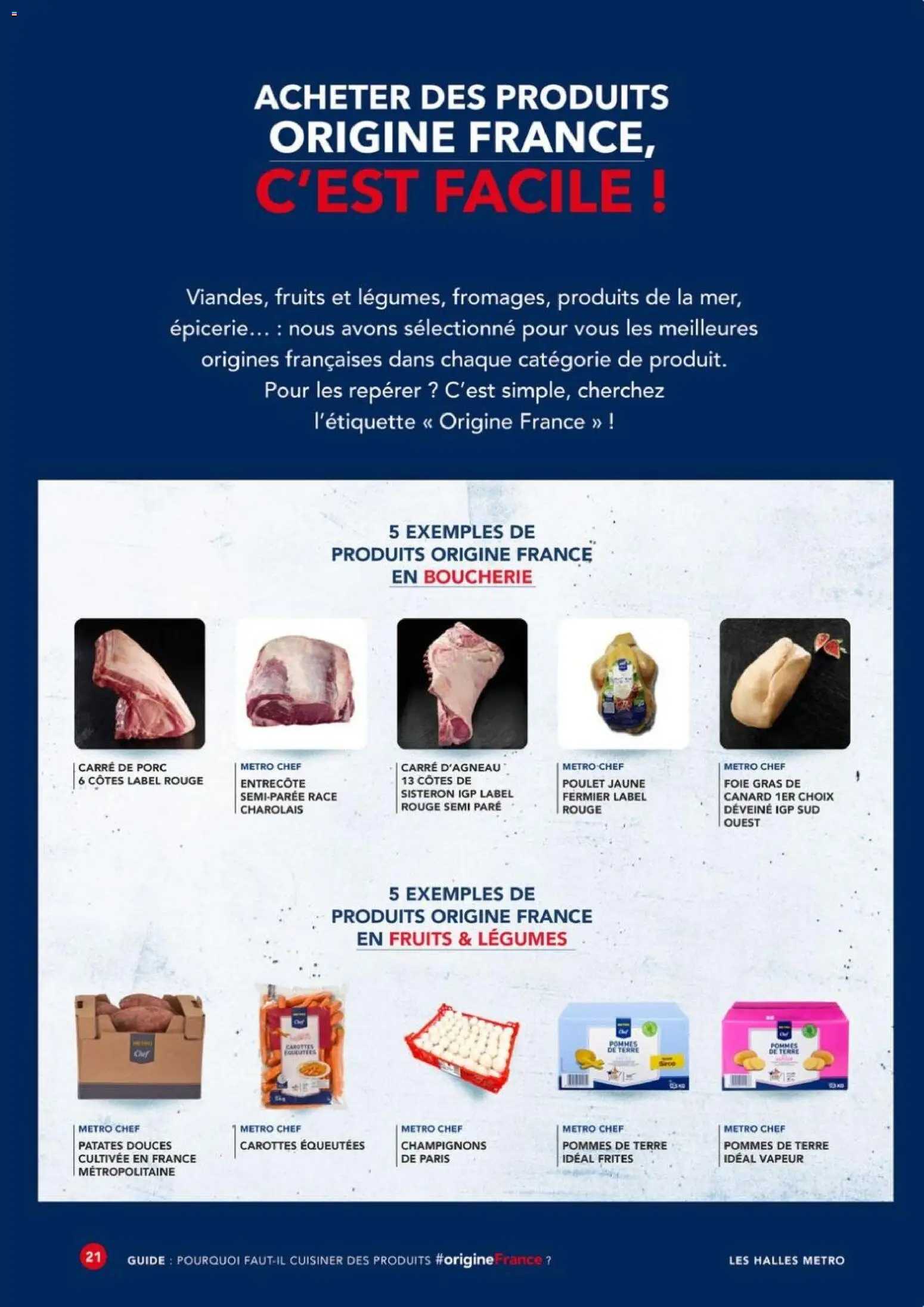 {H1} | Page: 21 | Produits: Canard, Frites, Foie gras, Foie