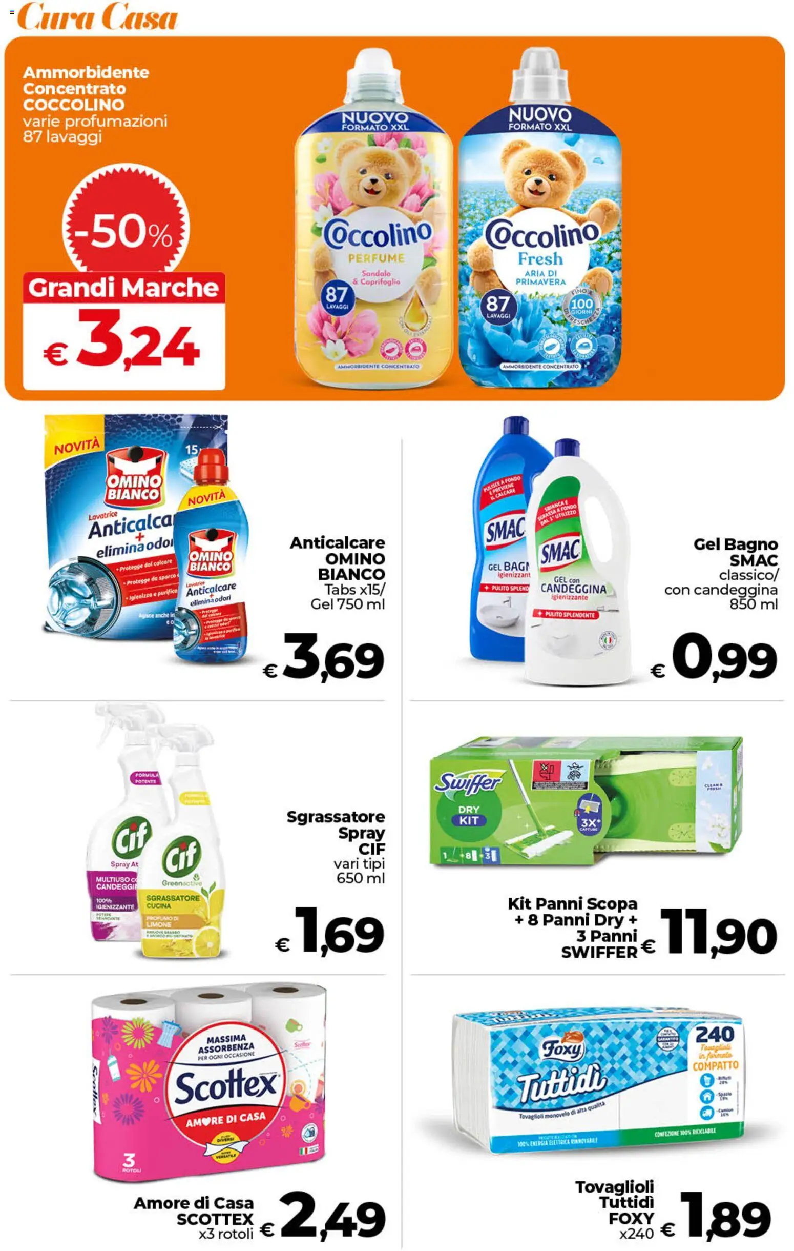 Volantino Ipercoop del 18.06.2026 | Pagina: 45 | Prodotti: Ammorbidente, Anticalcare, Limone, Bagno