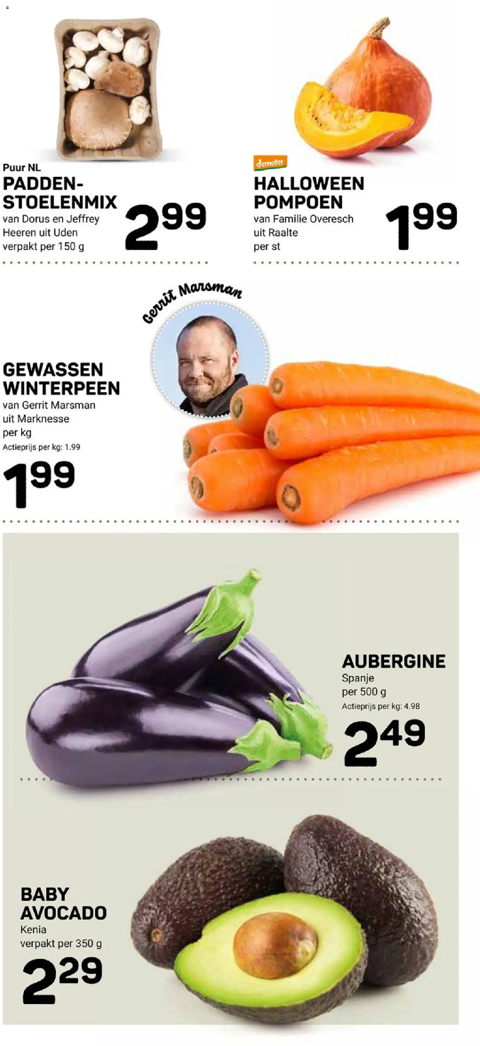 {H1} | Pagina: 11 | Producten: Avocado, Pompoen, Aubergine
