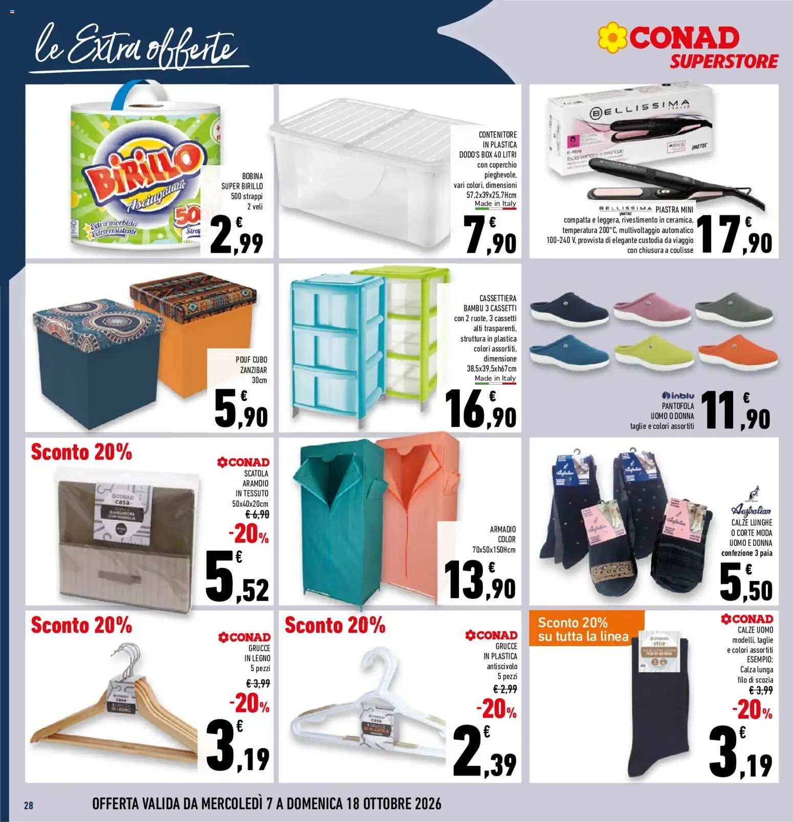 Volantino Conad del 07/10/2026 | Pagina: 28