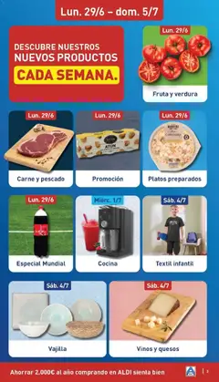 Vista previa Carne y pescado, Filete de ternera crudo con ajo y pimienta válido desde el 29/06/2026 | Página: 3