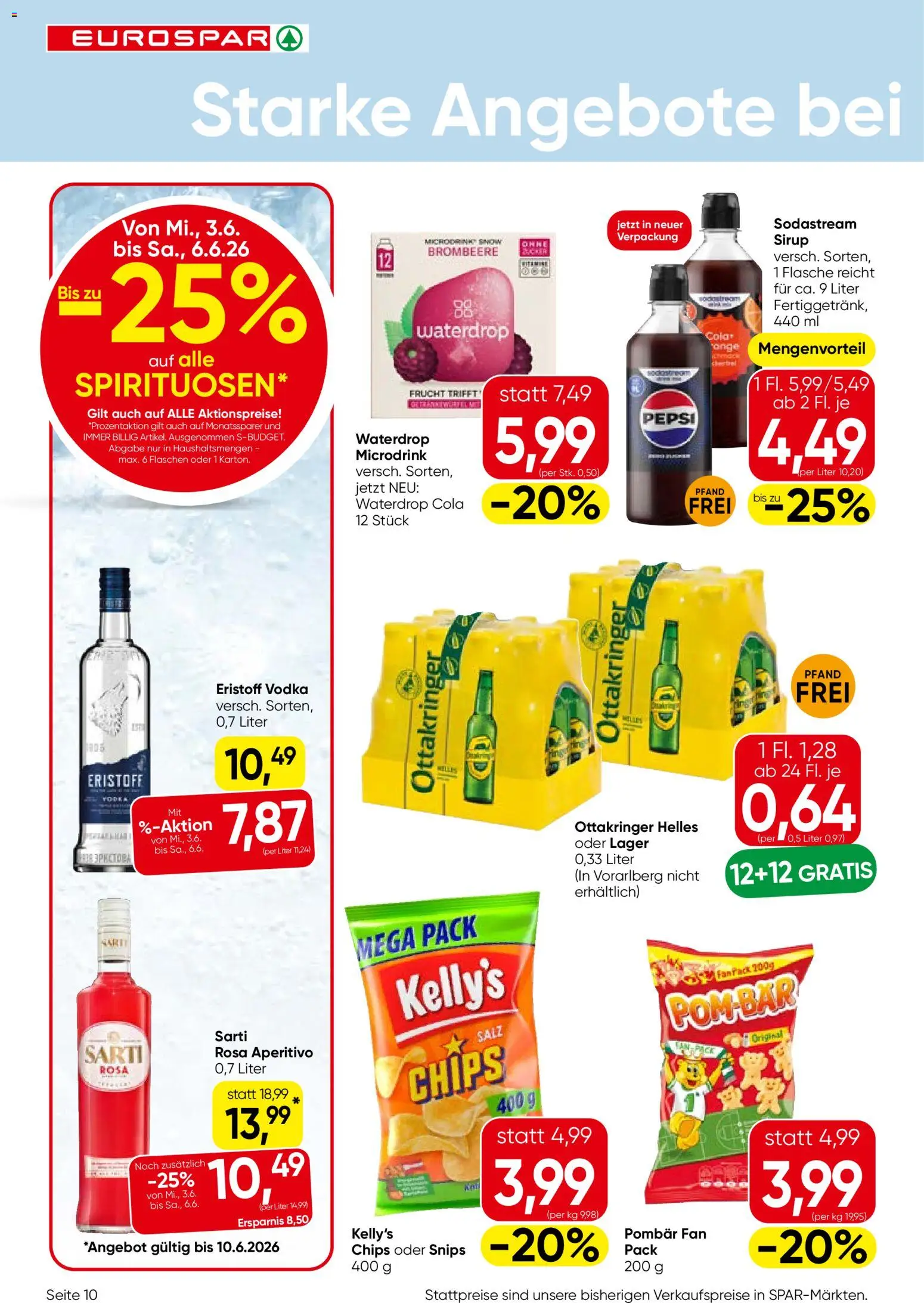 Eurospar Flugblatt gültig ab 03.06.2026 | Seite: 10