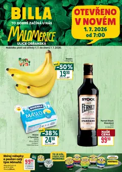 Náhled letáku Billa leták - Maloměřice od 01.07.2026