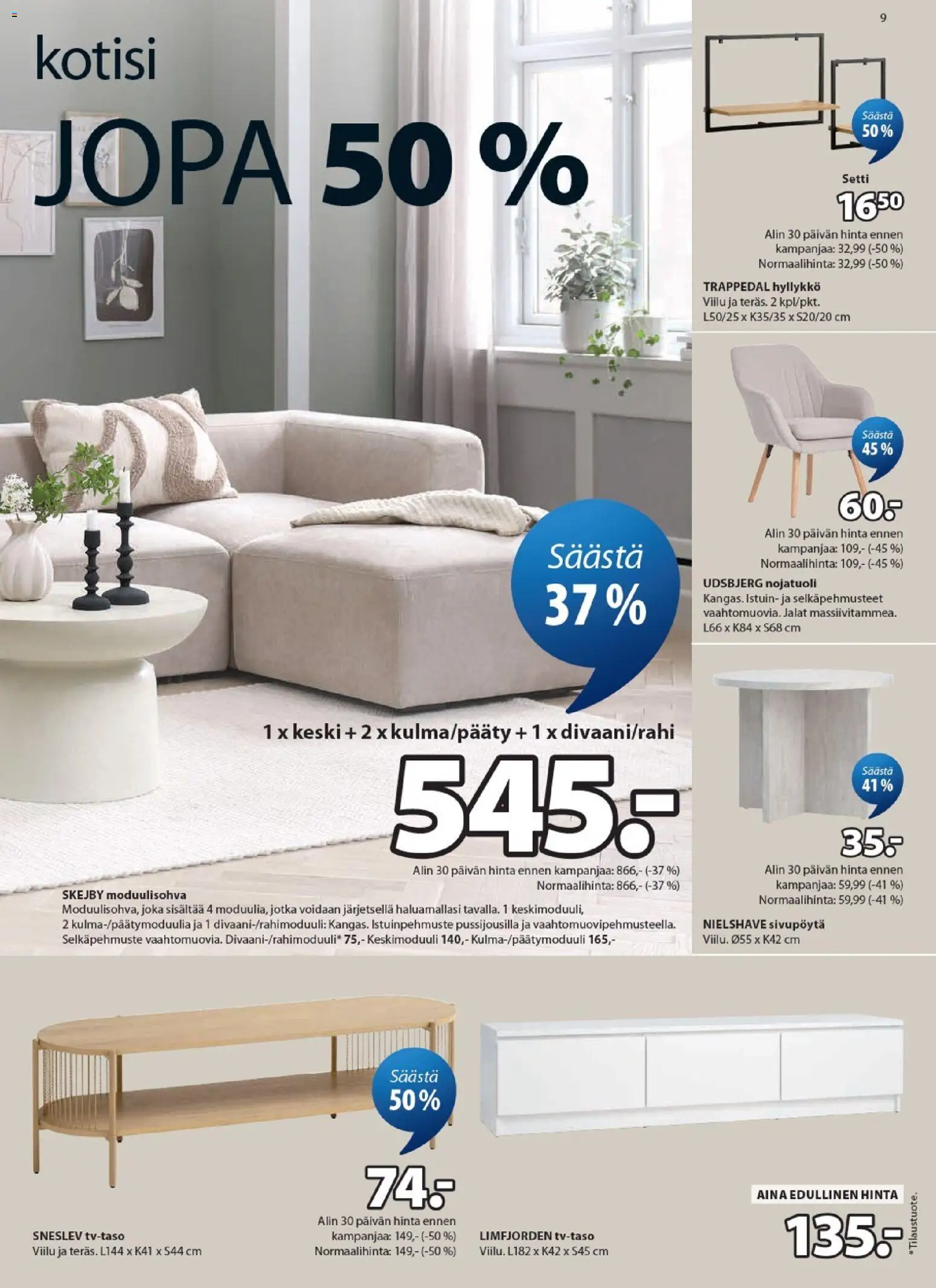 JYSK tarjoukset – voimassa 14.05.2026 alkaen | Sivu: 9