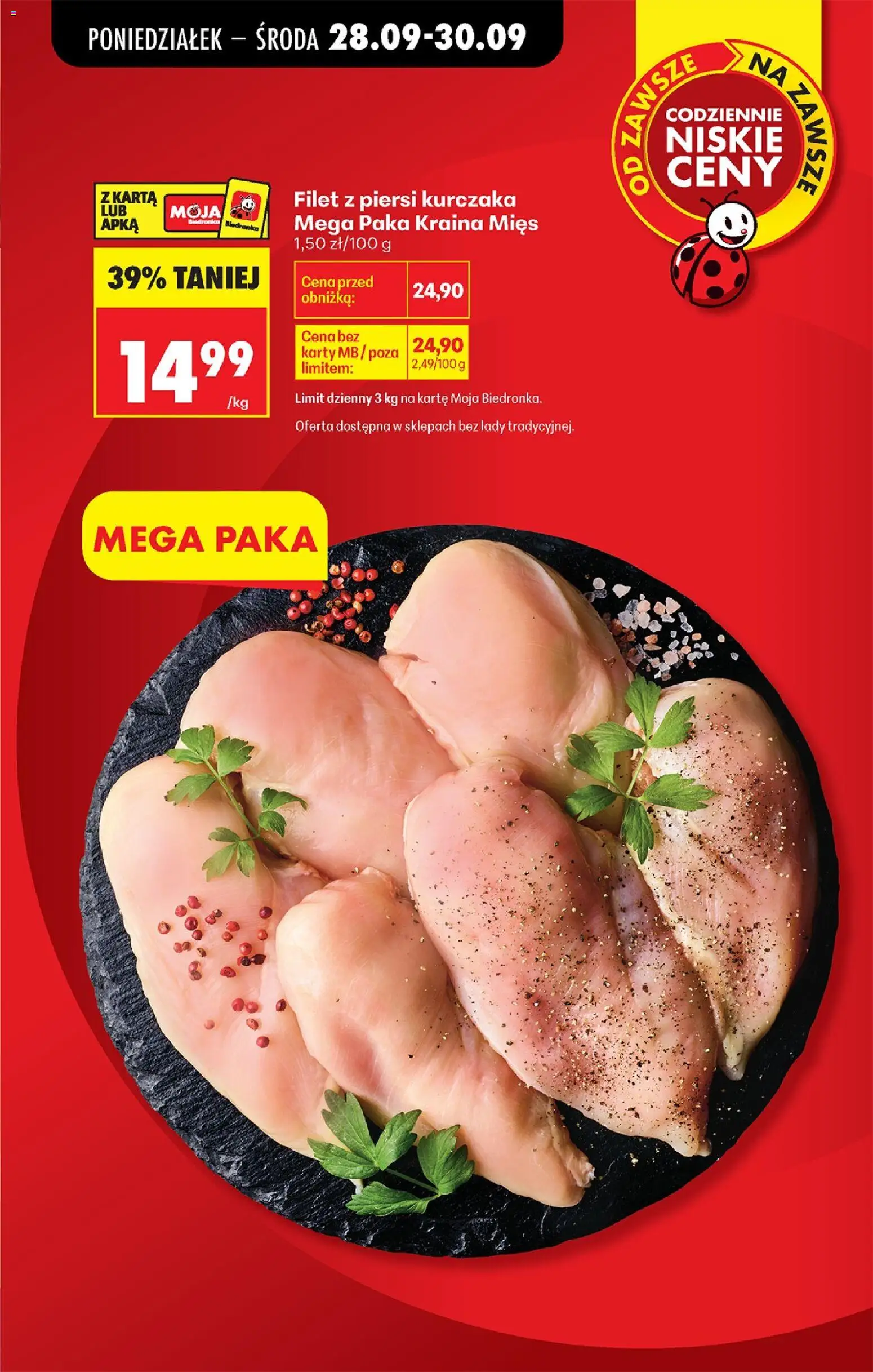 Biedronka Polsko leták - Codziennie niskie ceny od 28.09.2026 | Strana: 29 | Produkty: Filet, Karty