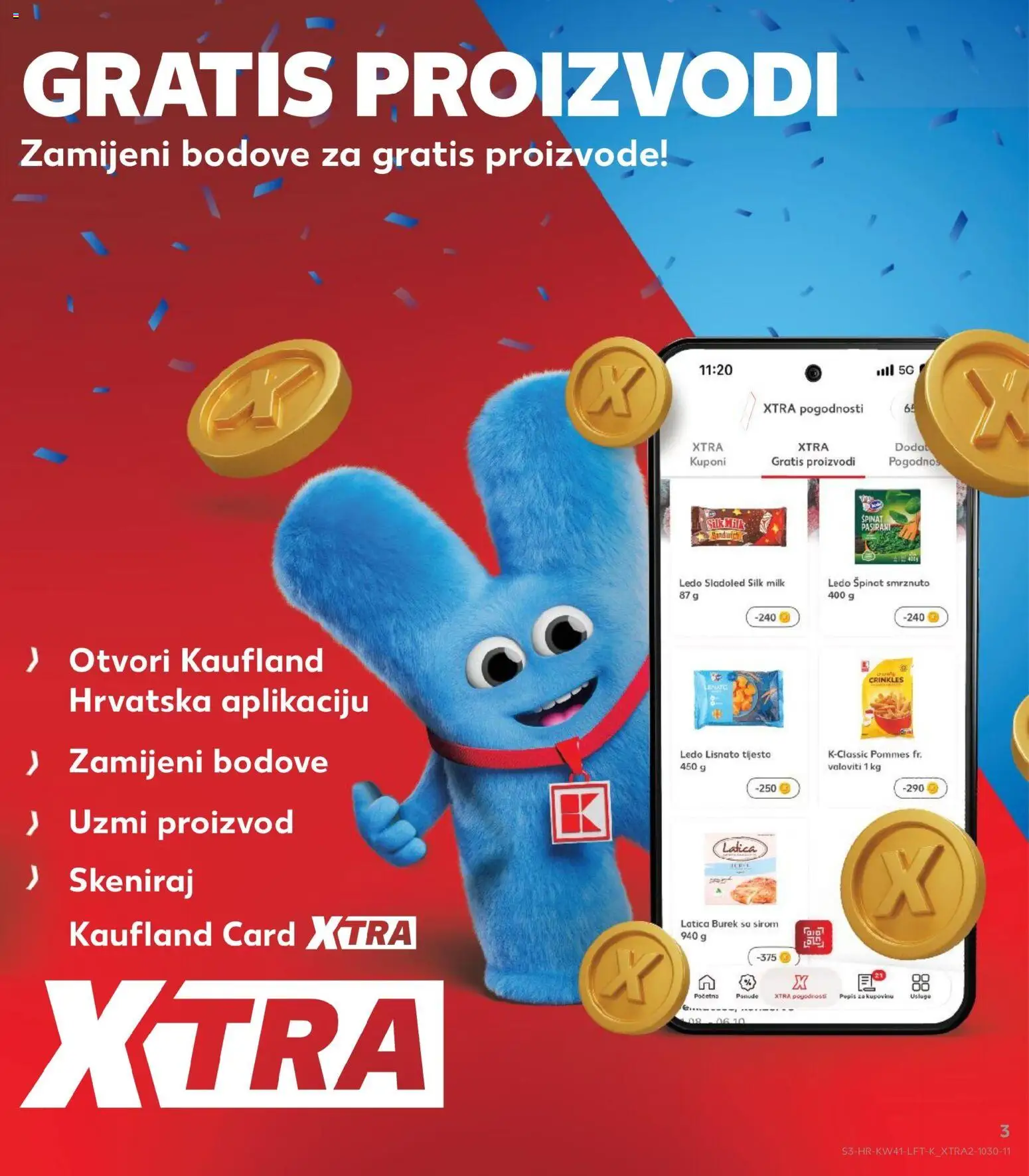 Kaufland katalog | vrijedi od 07.10.2026 | Stranica: 3 | Proizvodi: Špinat, Ledo, Sladoled, Lisnato tijesto