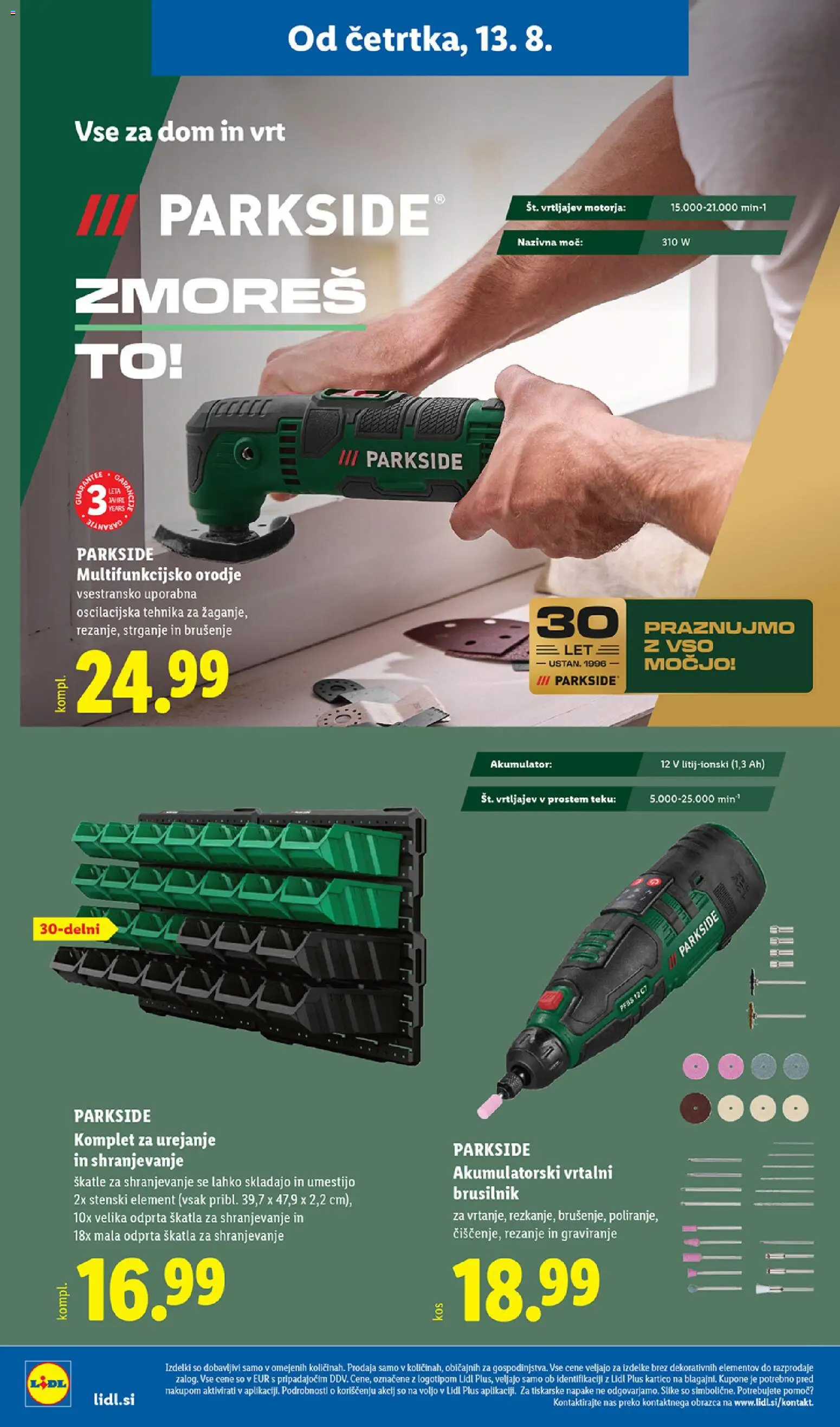 Novi Lidl katalog ponudbe – veljaven od 13.08.2026 | Stran: 28 | Izdelki: Škatle, Skatla, Orodje, Akumulator
