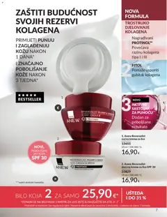Katalog Avon 6/2026 - Pregled kataloga iz trgovine Avon, vrijedi od 31.05.2026 | Stranica: 7 | Proizvodi: Krema za lice, Noćna krema, Krema