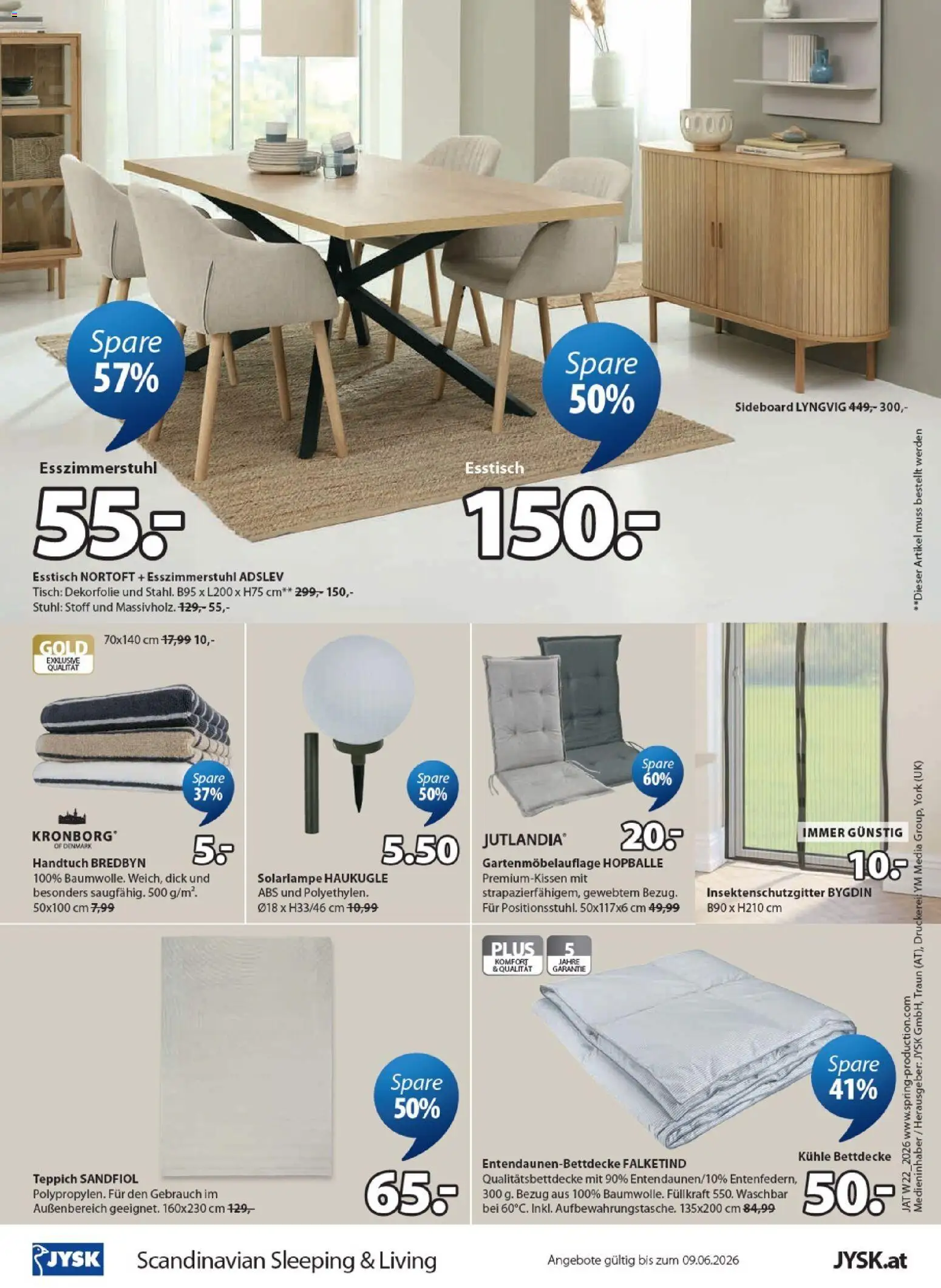 JYSK Prospekt aktuell gültig ab 27.05.2026 | Seite: 12 | Produkte: Tisch, Stuhl, Teppich