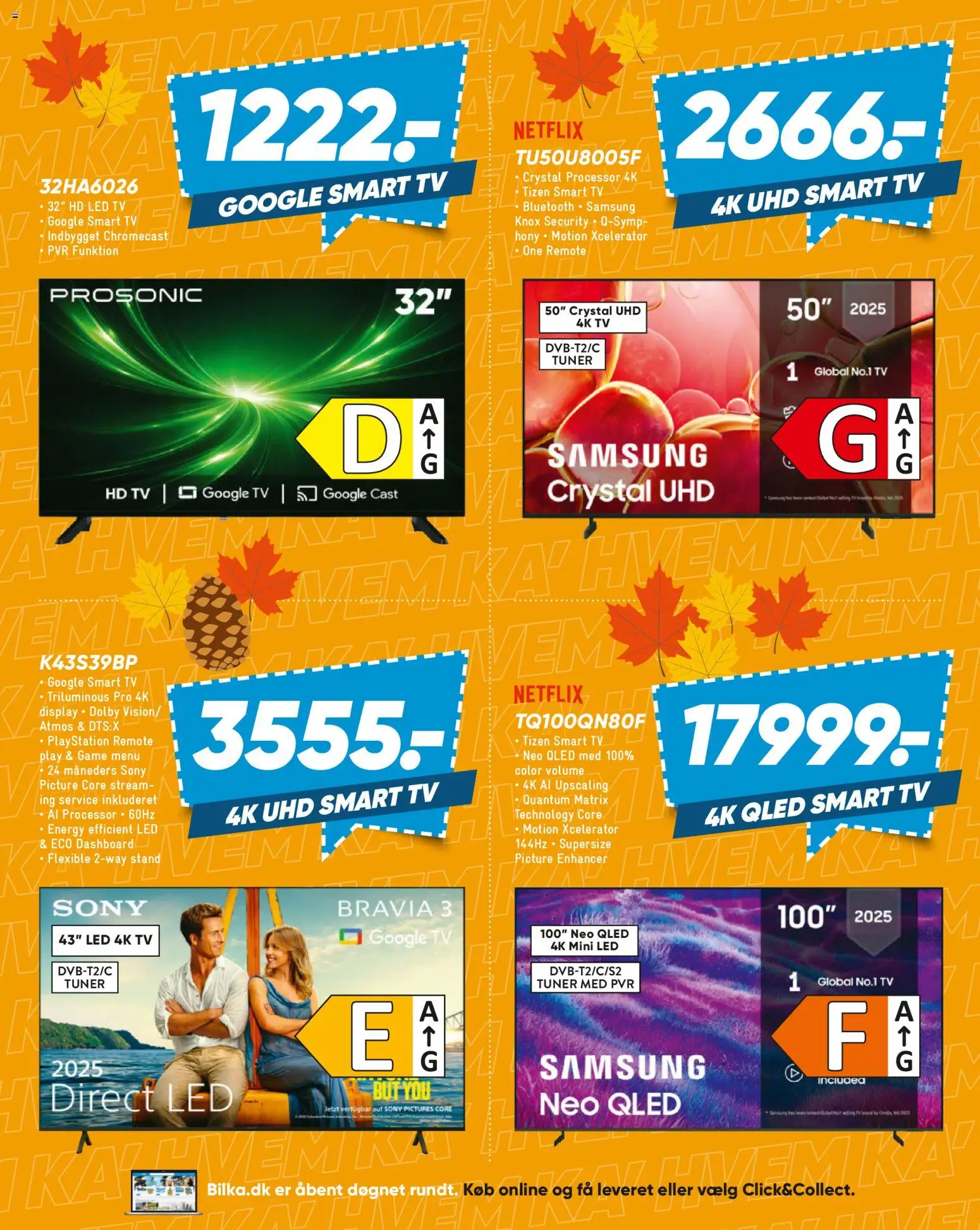 Bilka tilbudsavis – gyldig fra 16/10/2026 | Side: 17 | Produkter: Processor, Smart TV, TV, Playstation