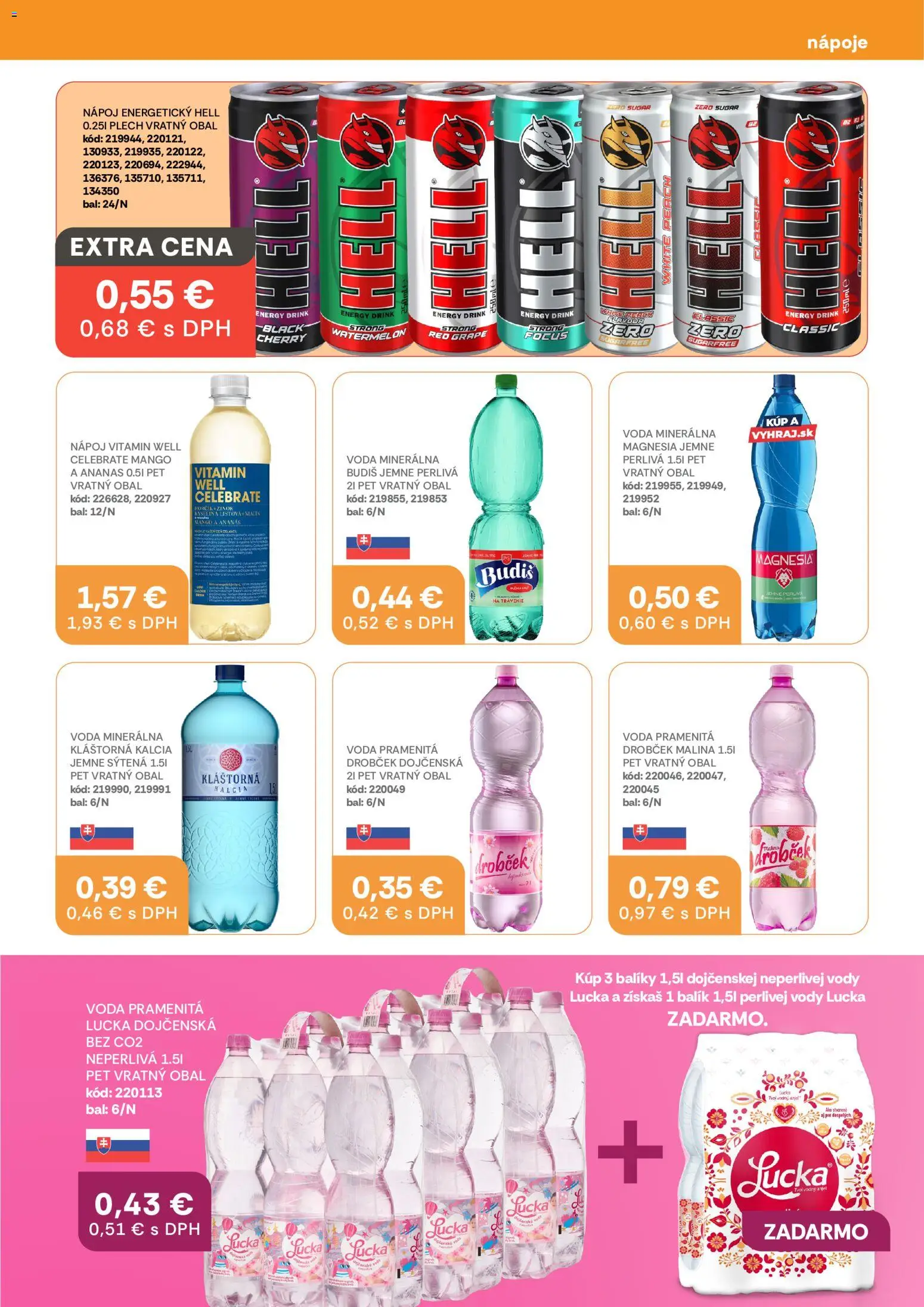 Nové Labaš akcie – leták je platný od 11.09.2026 | Strana: 23 | Produkty: Nápoje, Magnesia, Ananás, Minerálna voda