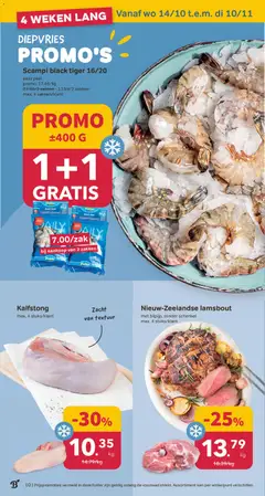 Bon Ap folder/publicité - Voorbeeld van een folder van Bon Ap, geldig van 14/10/2026 | Pagina: 10 | Producten: Scampi, Kan