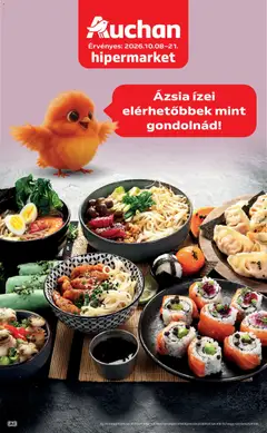 Auchan Ázsiai ajánlatok - amely érvényes a következő dátumtól: 2026.10.08.