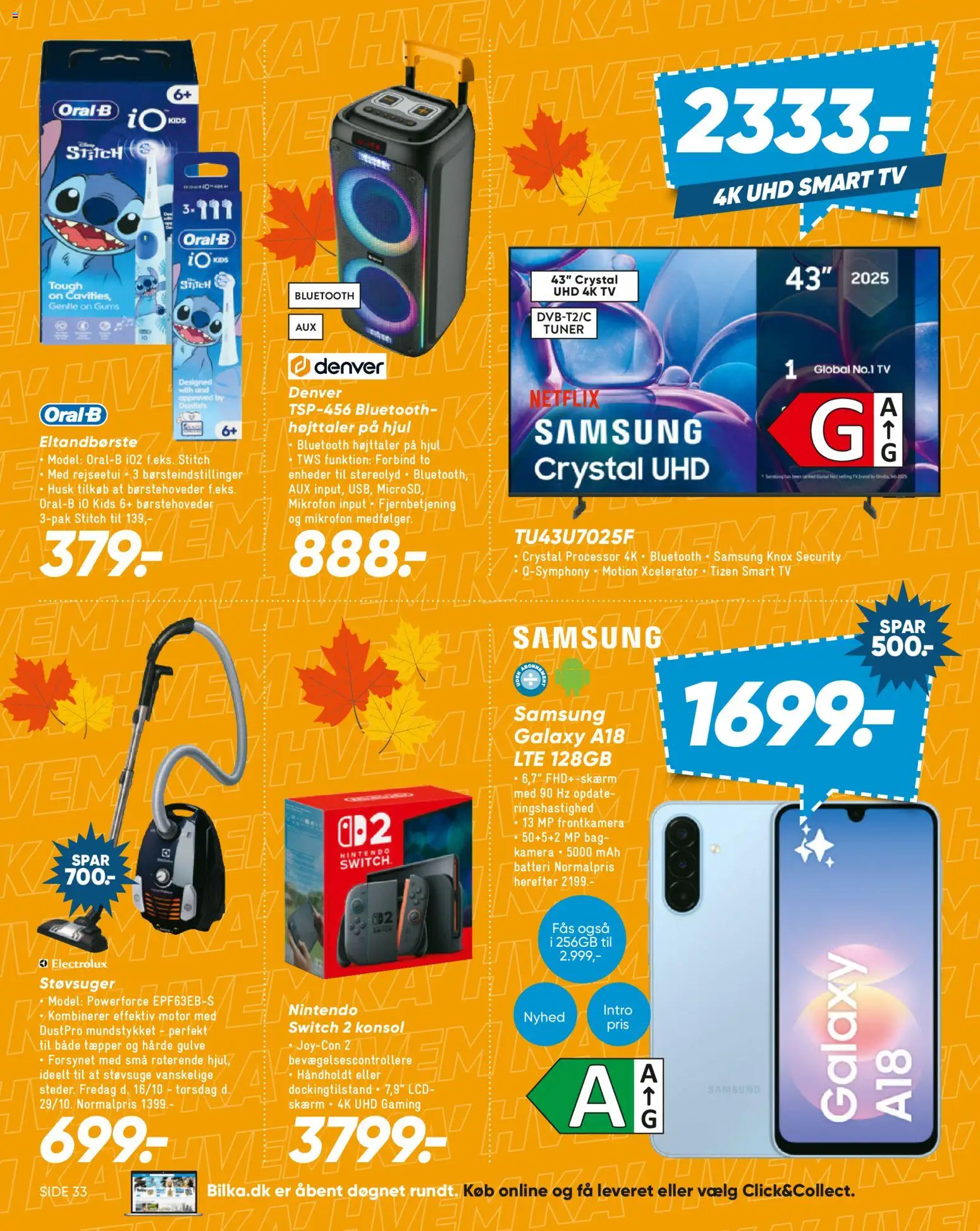 Bilka tilbudsavis – gyldig fra 16/10/2026 | Side: 14 | Produkter: Processor, Skærm, Højttaler, Batteri