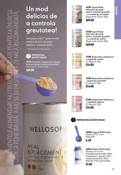 Ofertele Oriflame valabile de la 09.09.2026 | Pagină: 87 | Produse: Masă, Ciuperci, Lapte, Ciocolată