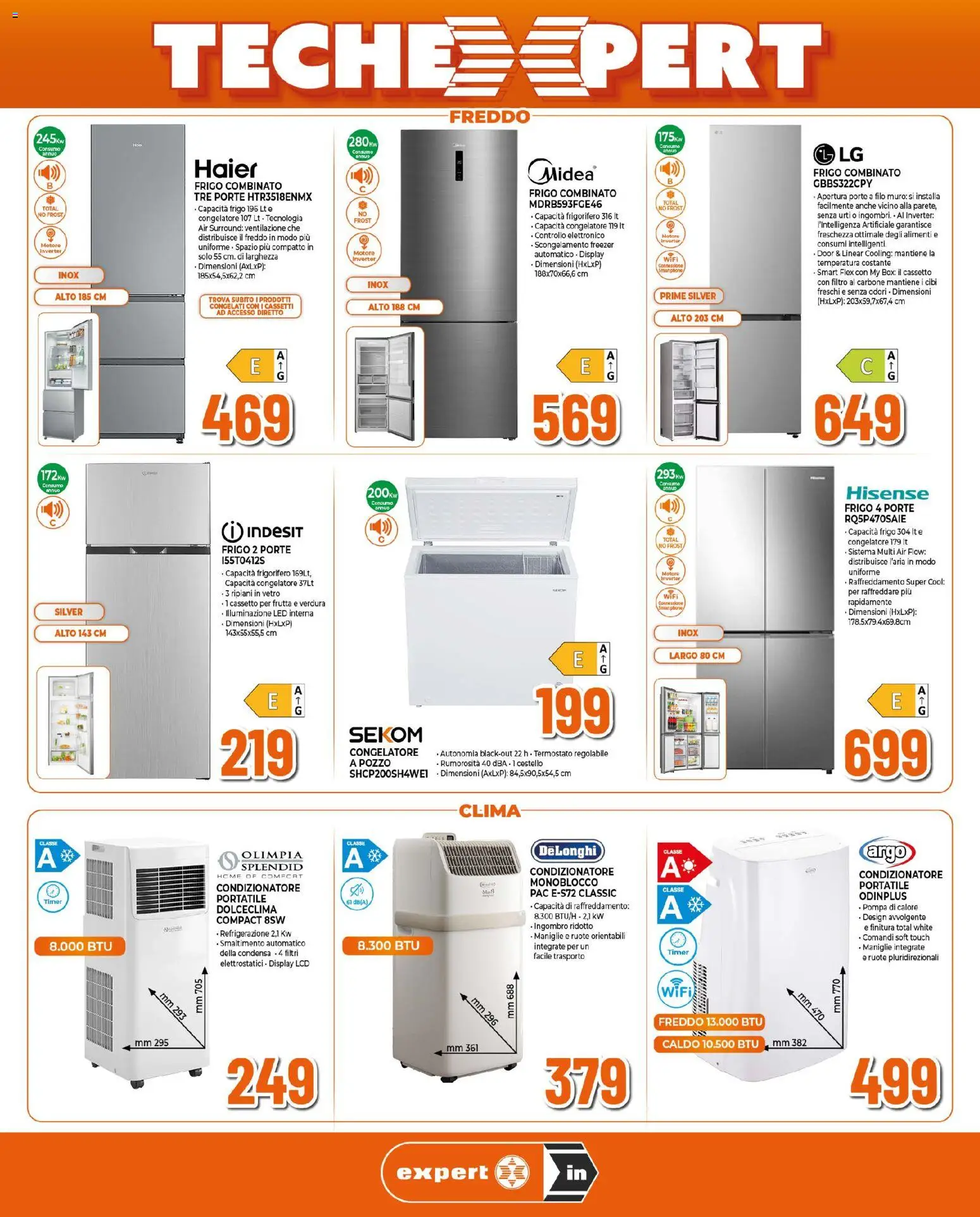 Volantino Ipercoop del 04.06.2026 | Pagina: 7 | Prodotti: Frutta, Freezer, Frigorifero, Condizionatore