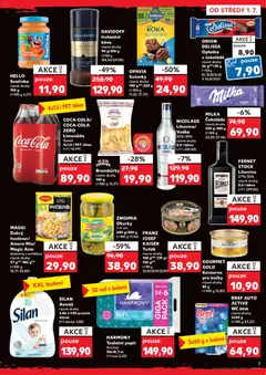 Náhled letáku Bref AUTO ACTIVE WC blok, WC blok různé druhy 3x50 g od 01.07.2026 | Strana: 5 | Produkty: Limonáda, Gourmet Gold, Vodka, Silan