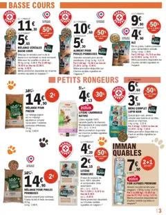 Brico E.Leclerc - Prévisualisation de Brico E.Leclerc catalogue Animalerie valide à partir de 18/08/2026 | Page: 3 | Produits: Lapin, Mais, Litière, Céréales
