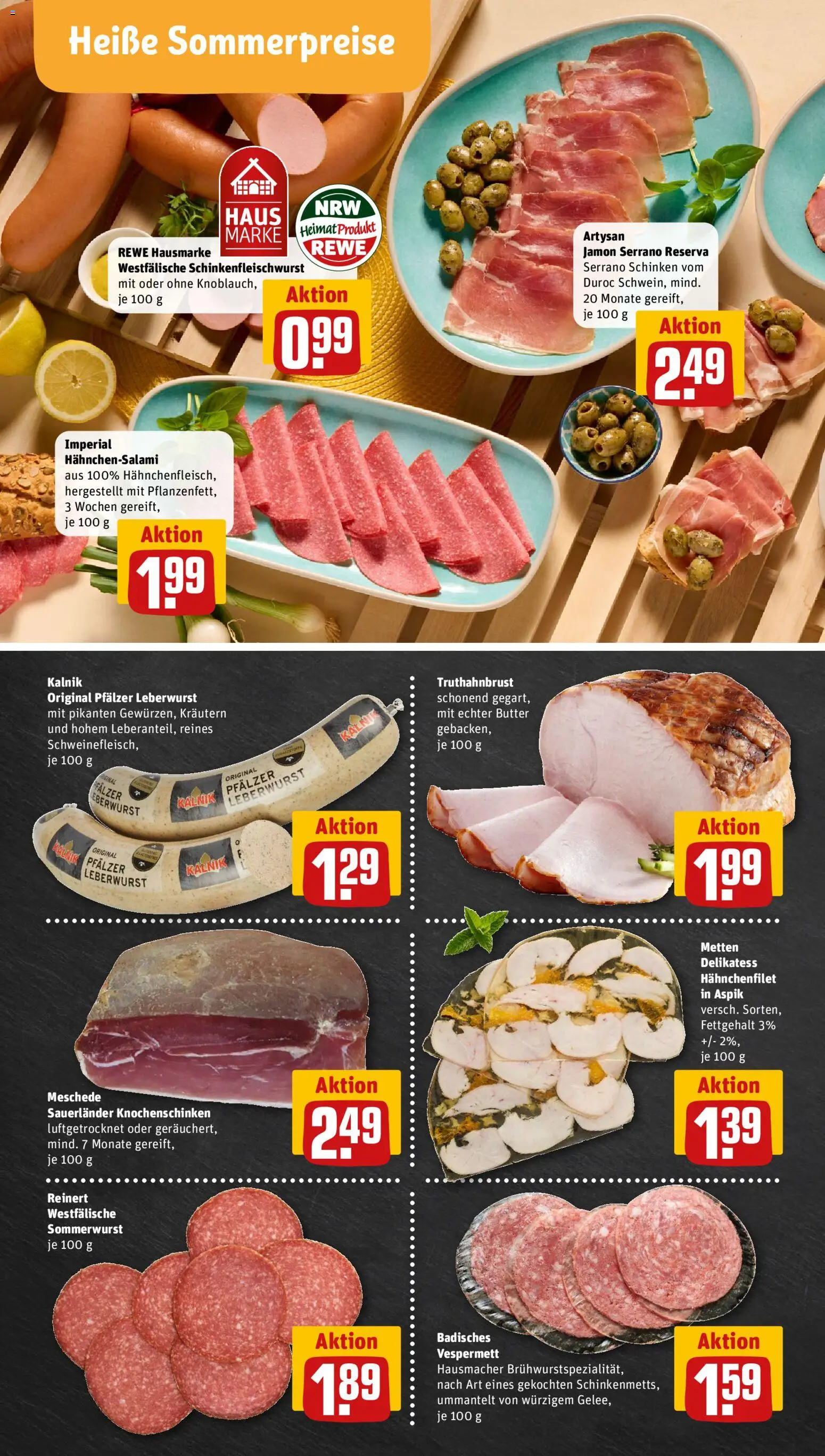 Rewe ihr Kaufpark Prospekt – gültig ab 06.07.2026 | Seite: 10 | Produkte: Butter, Serrano schinken, Schinken