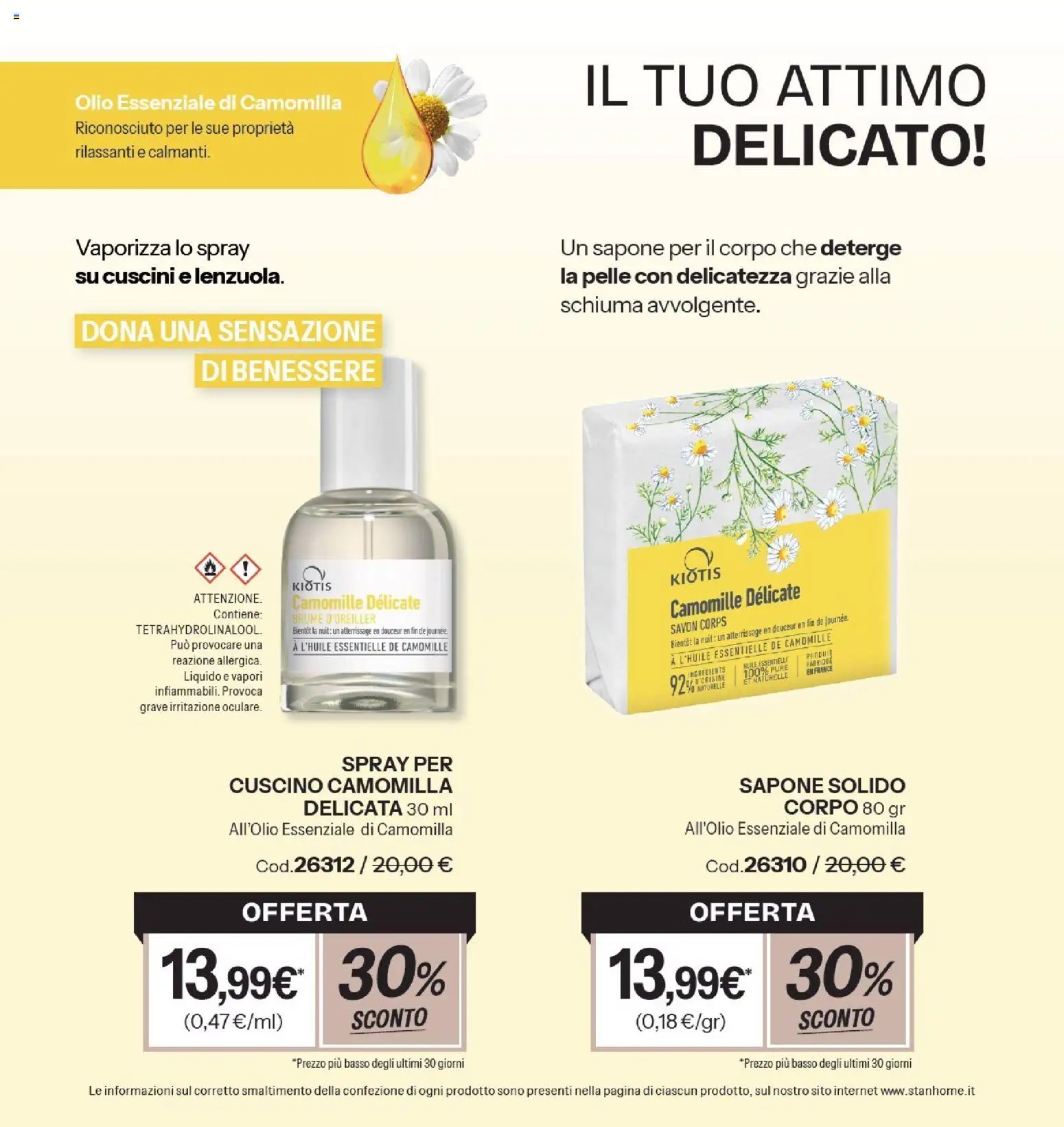 Volantino Stanhome del 23/06/2026 | Pagina: 88 | Prodotti: Sapone, Olio, Cuscino