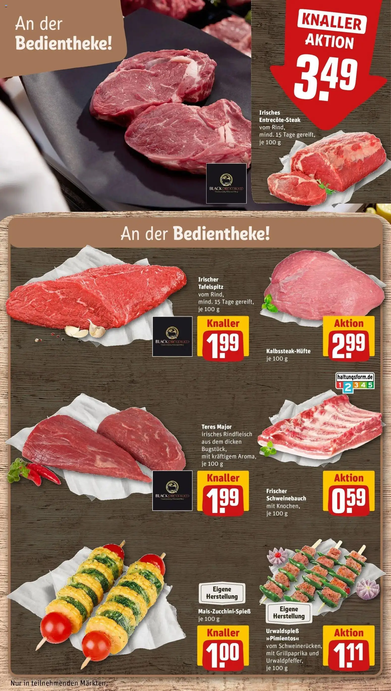 Rewe Prospekt Berlin / Friedrichshain	 – gültig ab 04.05.2026 | Seite: 14 | Produkte: Tafelspitz, Schweinebauch, Rindfleisch, Steak