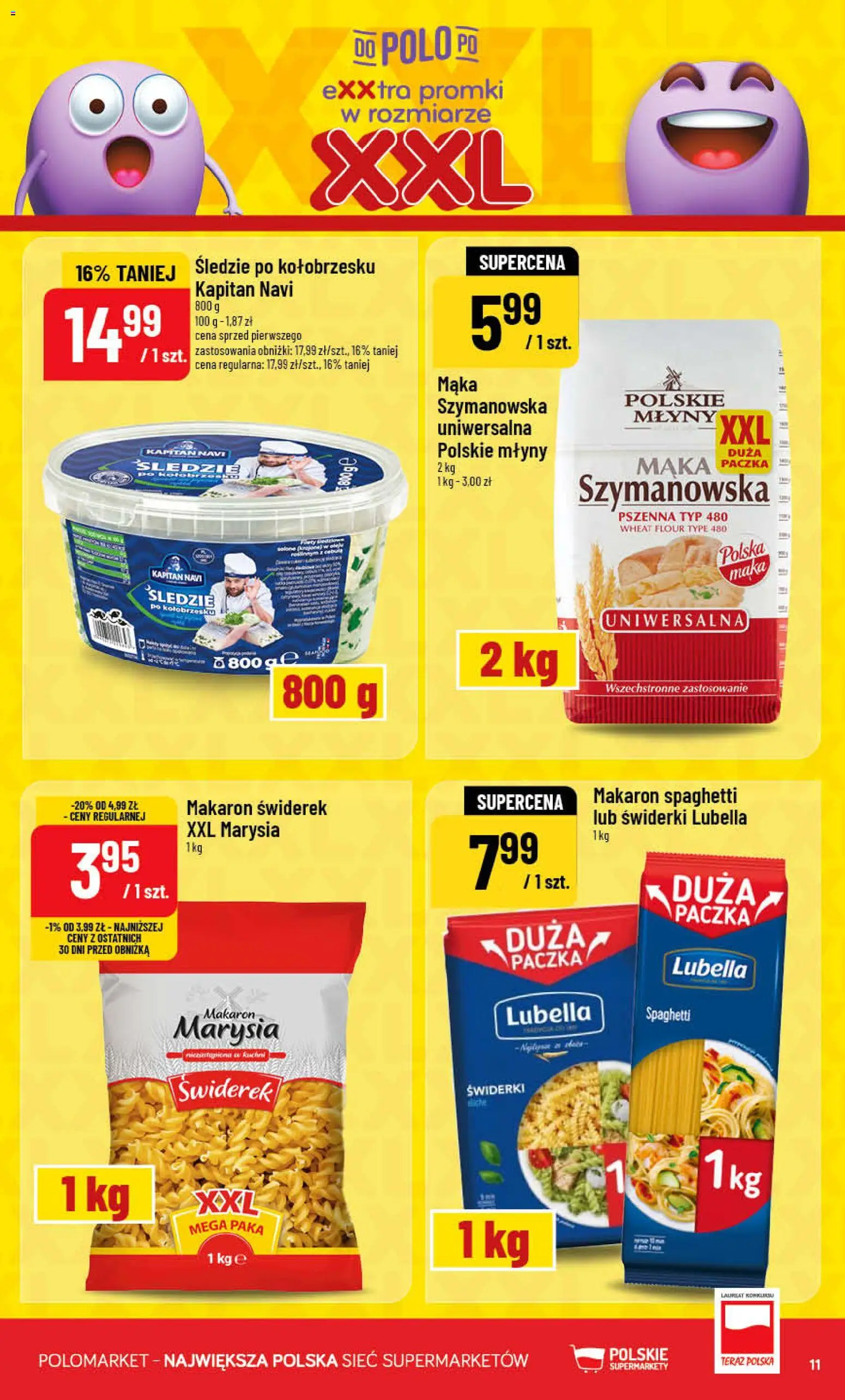 POLOmarket gazetka od 06.05.2026 | Strona: 11 | Produkty: Makaron spaghetti, Makaron
