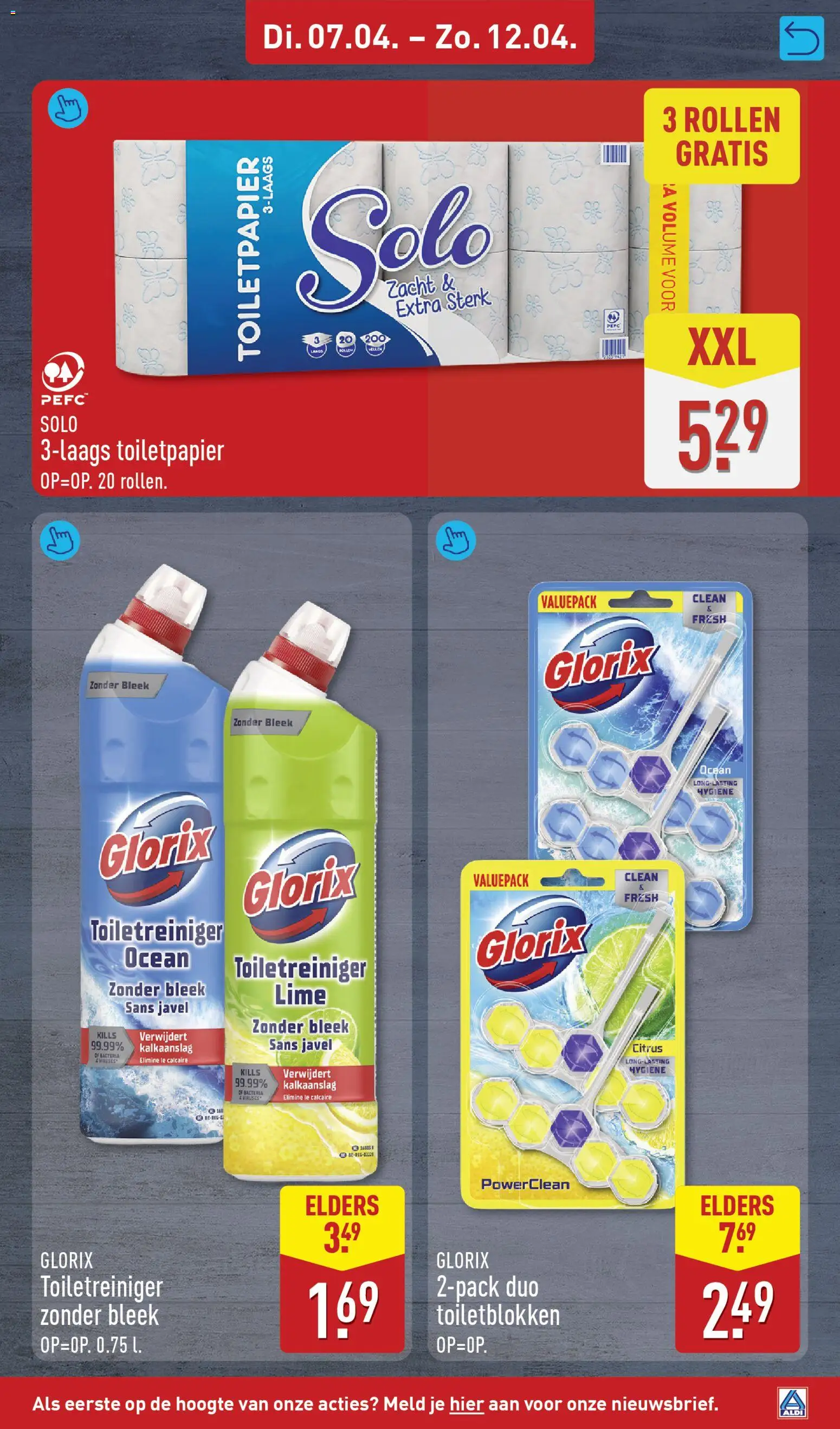 {H1} | Pagina: 15 | Producten: Poeder, Toiletpapier