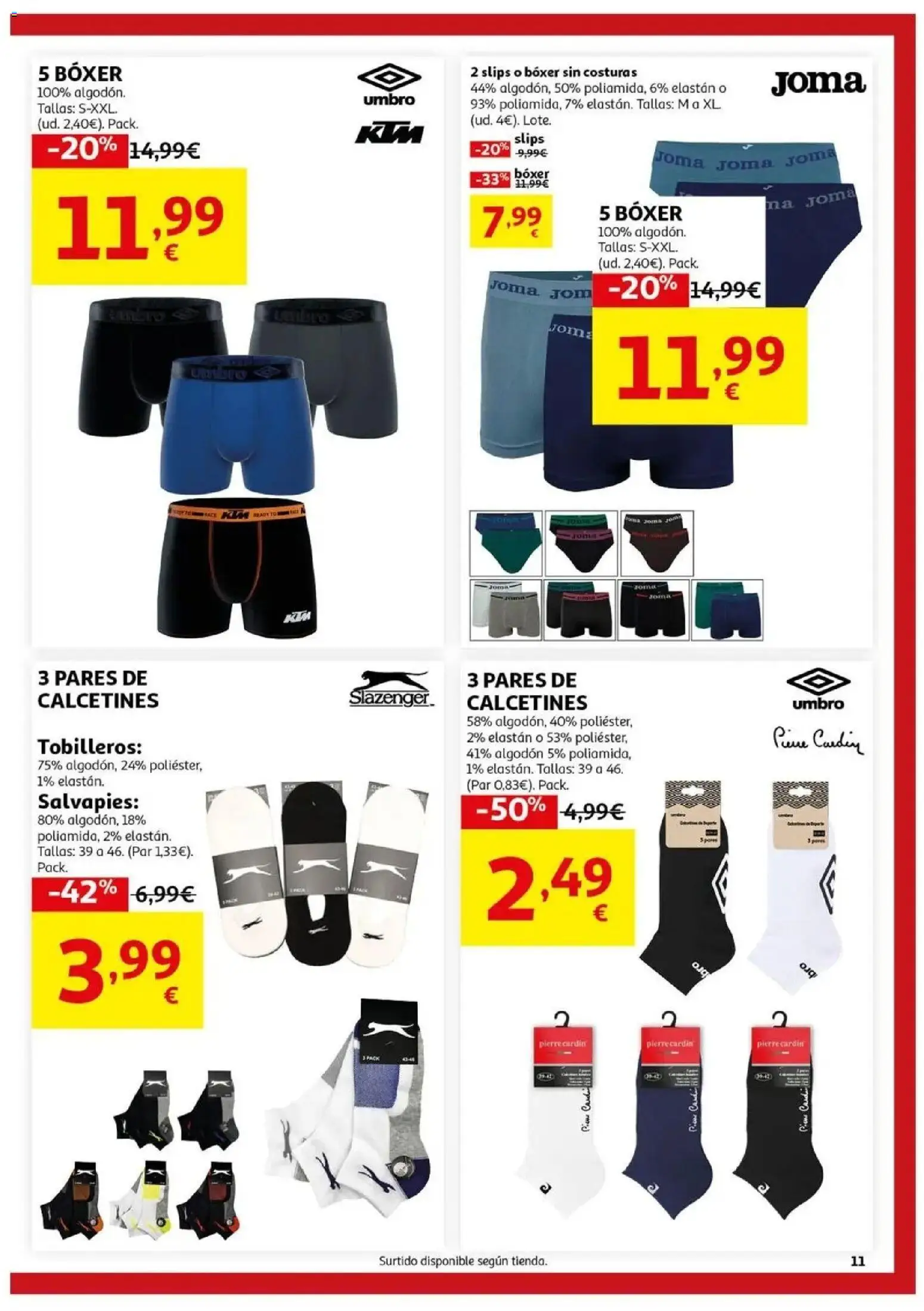 Alcampo - Alcampo - Rebajas Verano │ válido desde el 24/06/2026 | Página: 11 | Productos: Calcetines, Algodón