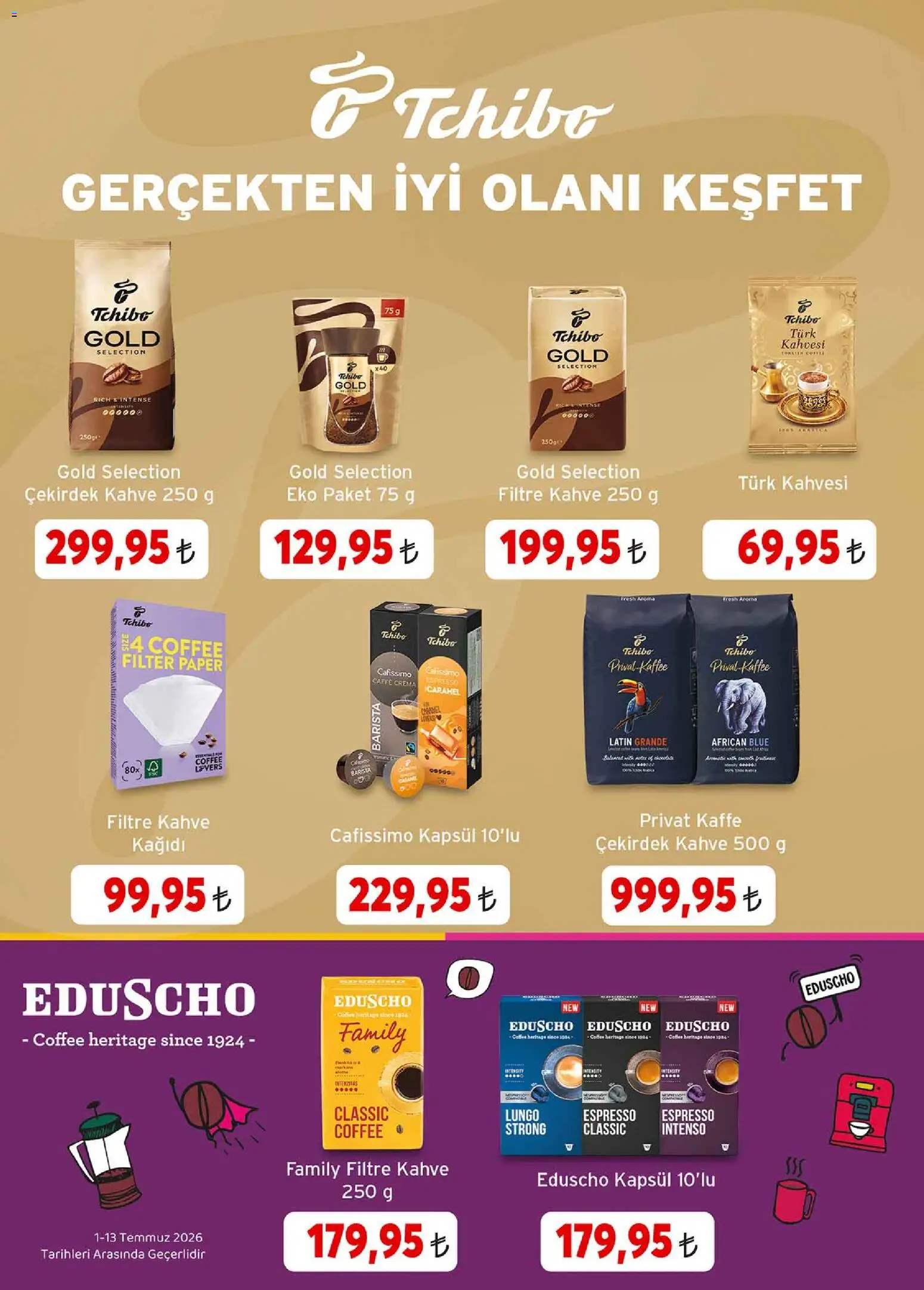 Grosper Katalog - 01 Temmuz 2026 tarihinden itibaren geçerlidir | Sayfa: 9 | Ürünler: Kahve
