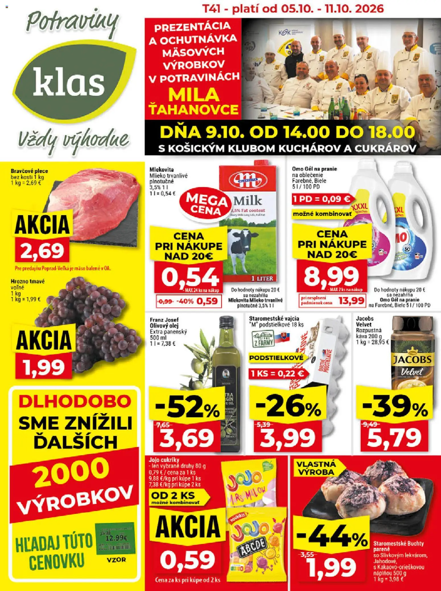 Nové Klas akcie – leták je platný od 05.10.2026 | Strana: 1