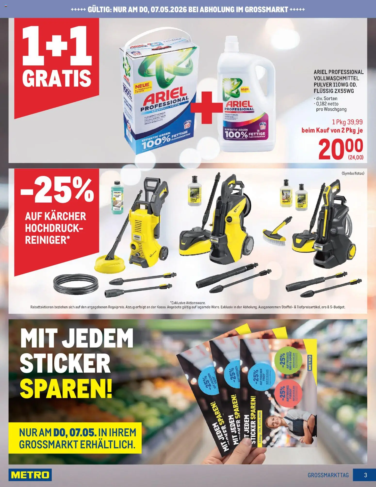 Metro angebote Grossmarkttag am 07.05.2026 gültig ab 01.07.2026 | Seite: 3 | Produkte: Fisch