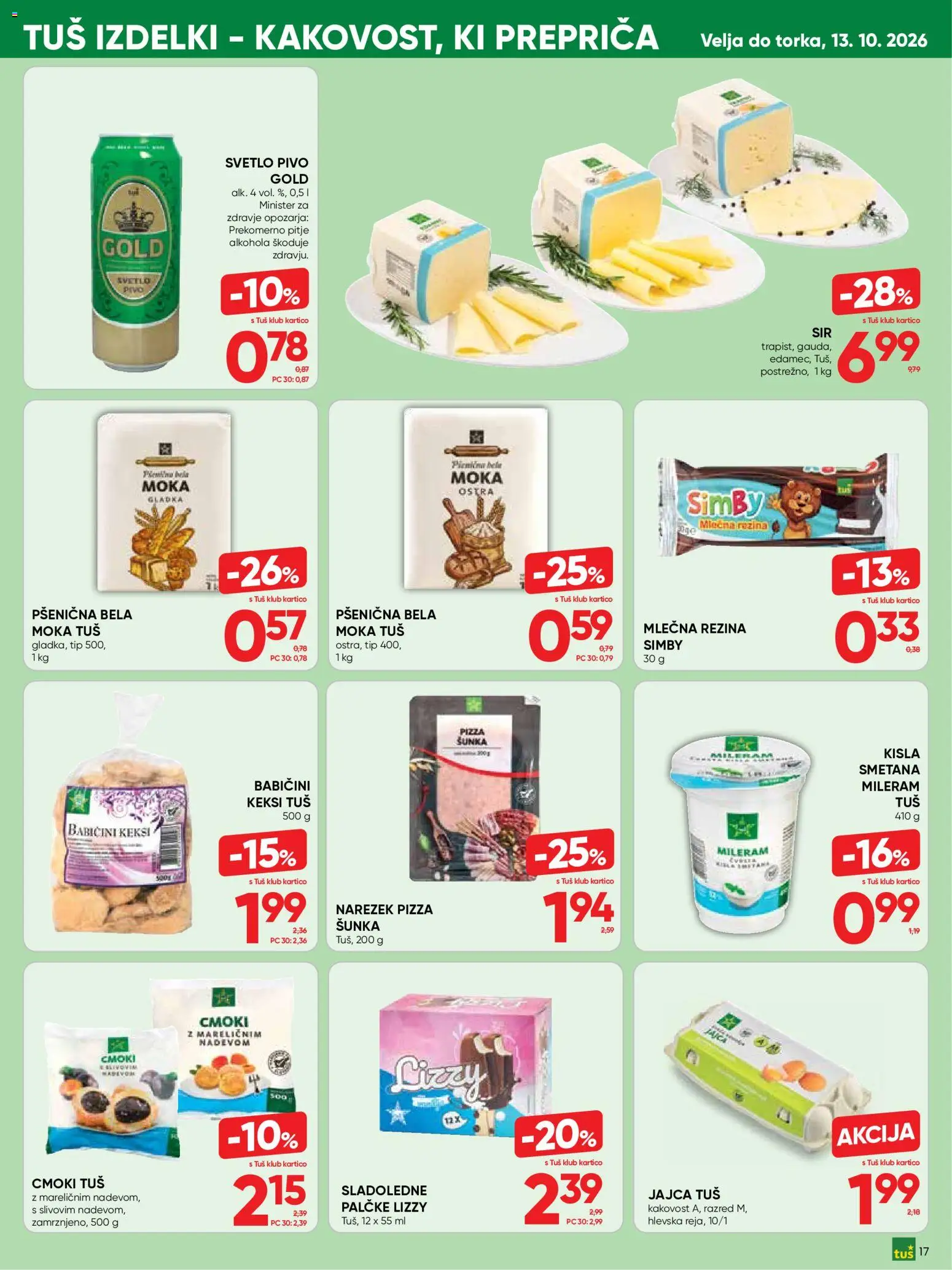 Novi Tuš katalog ponudbe – veljaven od 30.09.2026 | Stran: 17